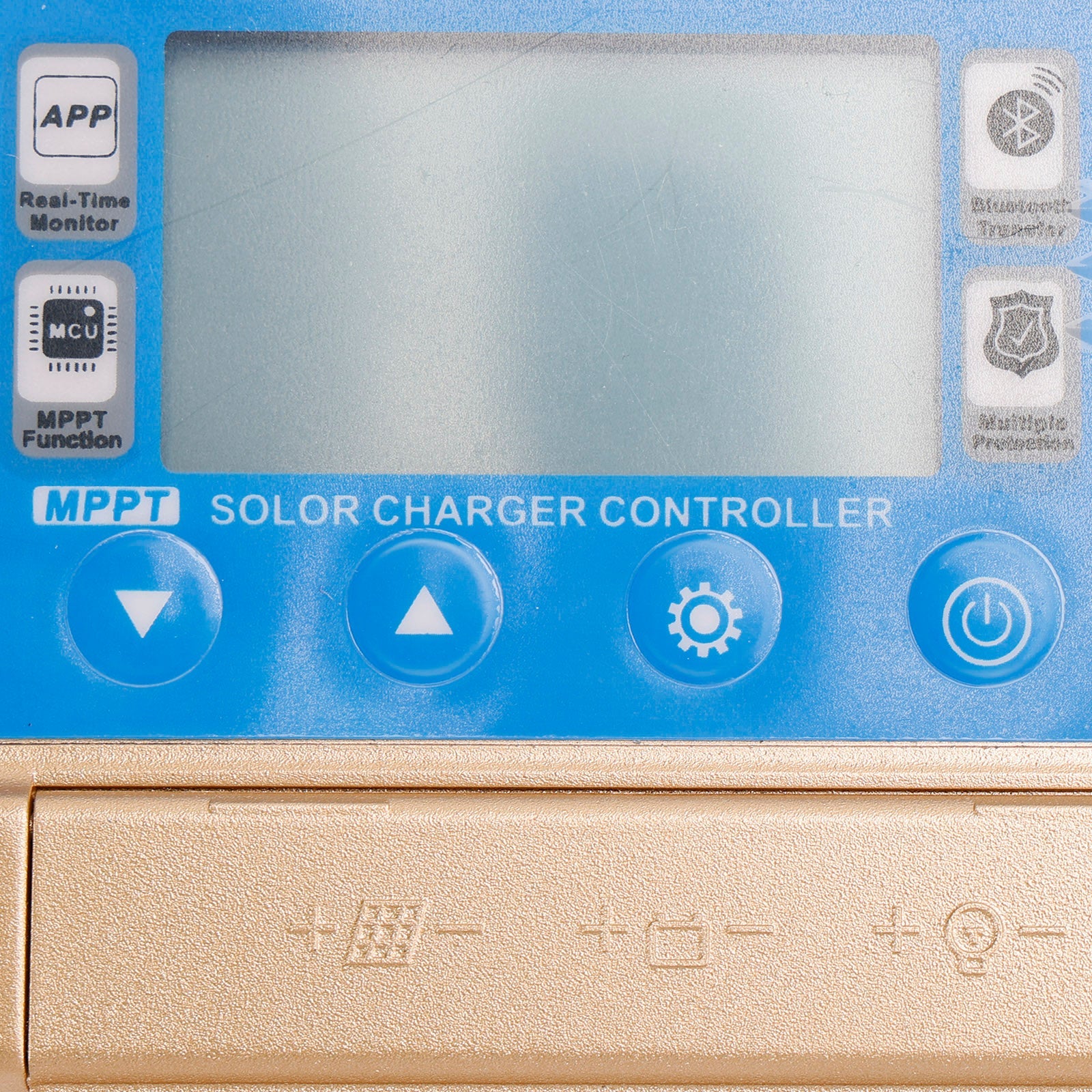 El cargador de cargador solar MPPT Bluetooth es adecuado para una batería de 12 V-60V