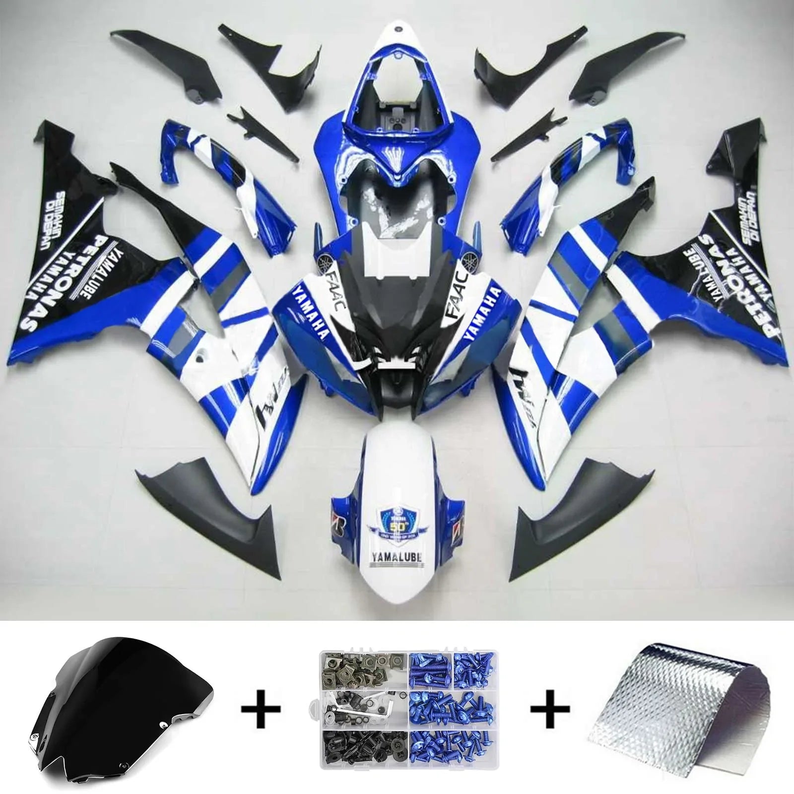 Amotopart Sealing Kit za Yamaha YZF 600 R6 2008-2016 generic
