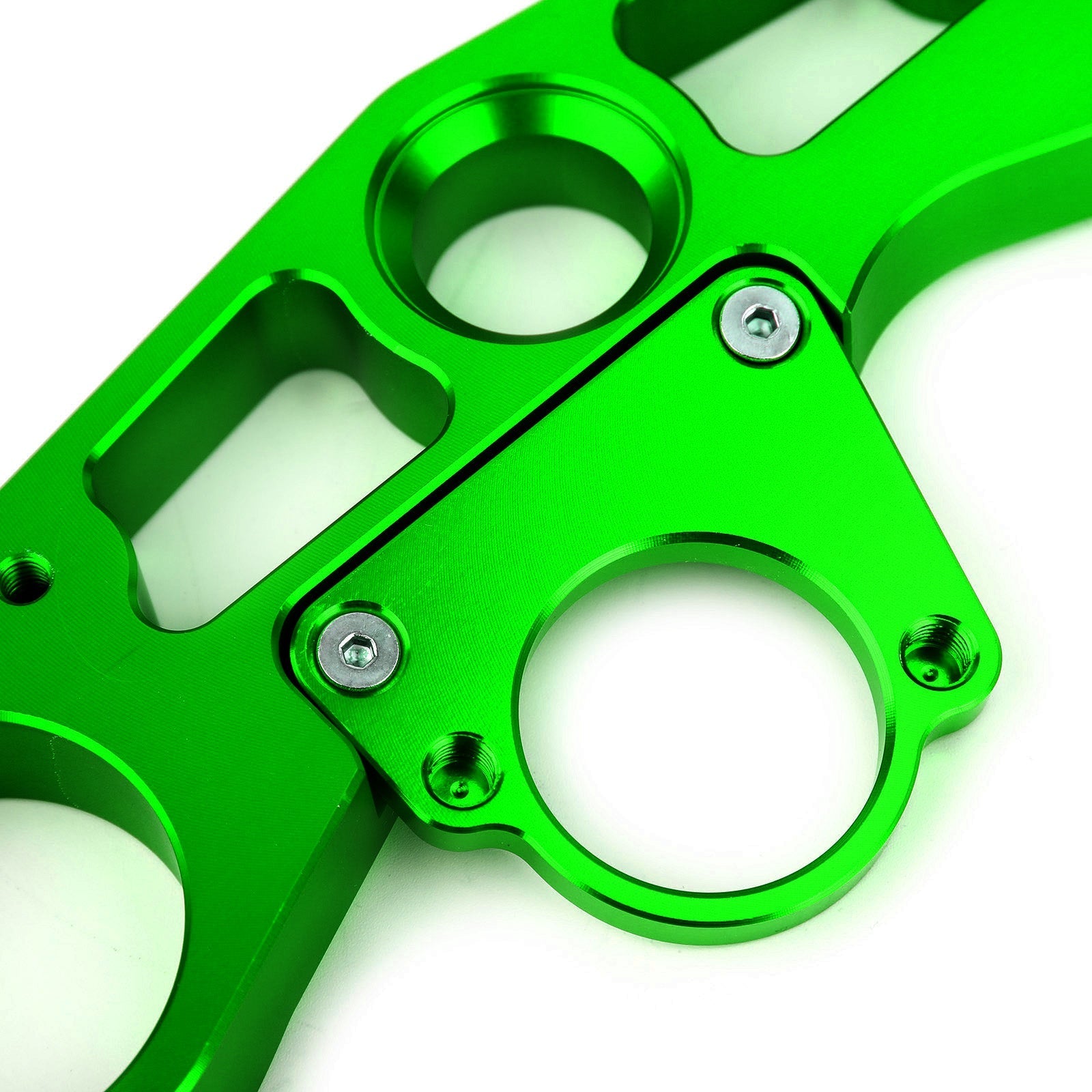 Abbassando la maglietta superiore per la forcella per Kawasaki Ninja ZX6R 09-12 Generico