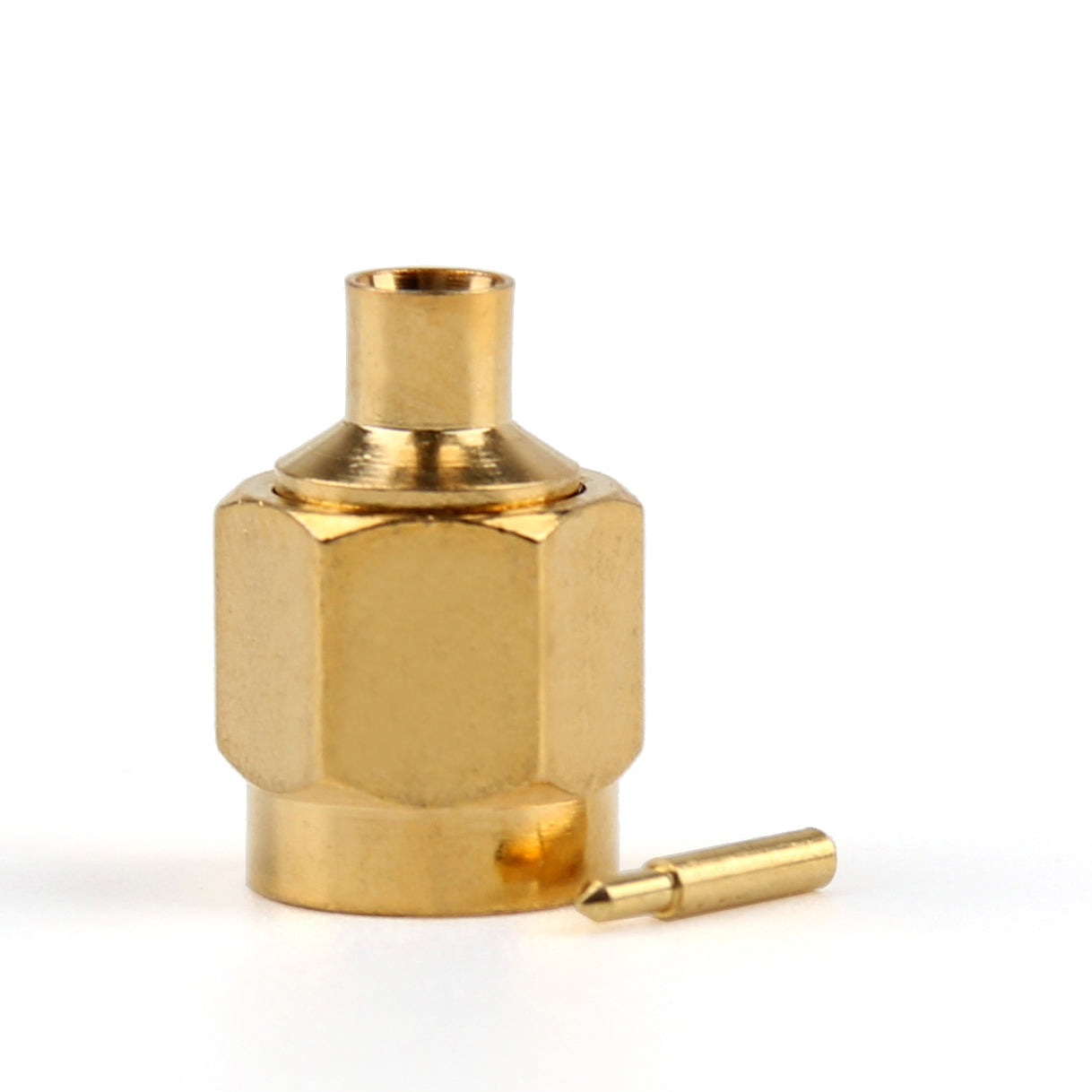 10 pièces connecteur SMA prise mâle à souder RG402 0.141 "câble semi-rigide droit