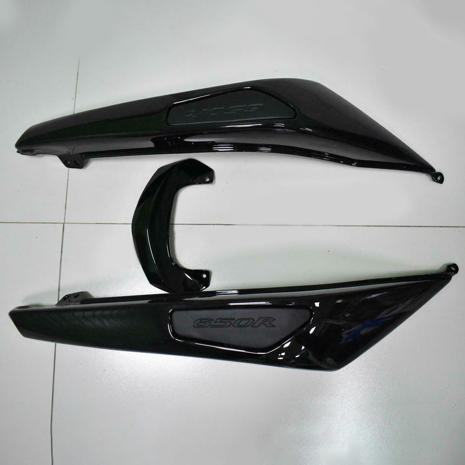 Kit carena in plastica Amotopart per Kawasaki Ninja 650 ER-6F EX650 2009-2011 01# Generico