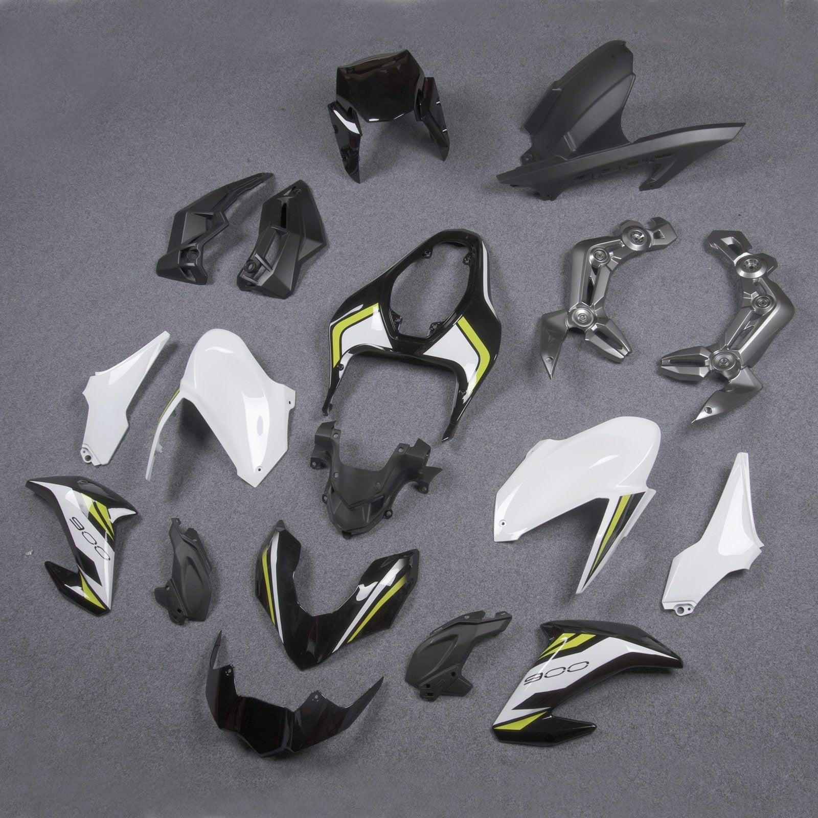 Owiewka Amotopart do Kawasaki Z900 2017-2019 Białe nadwozie z wtryskiem tworzywa ABS