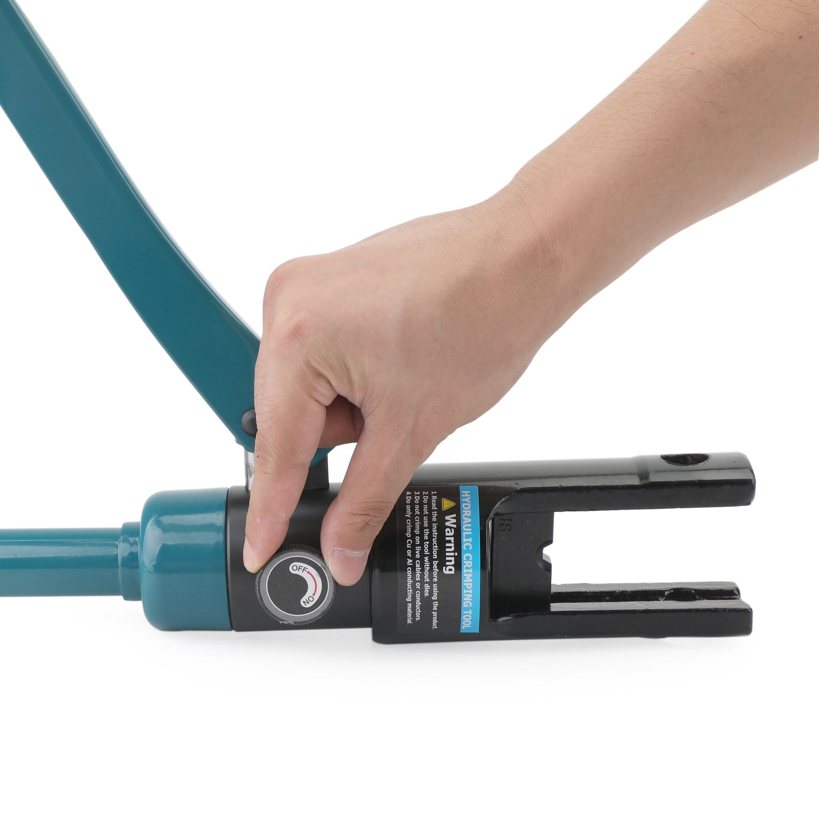 Pince à sertir de borne de cosse de câble de batterie de fil hydraulique amélioré 10T et 8 matrices noires