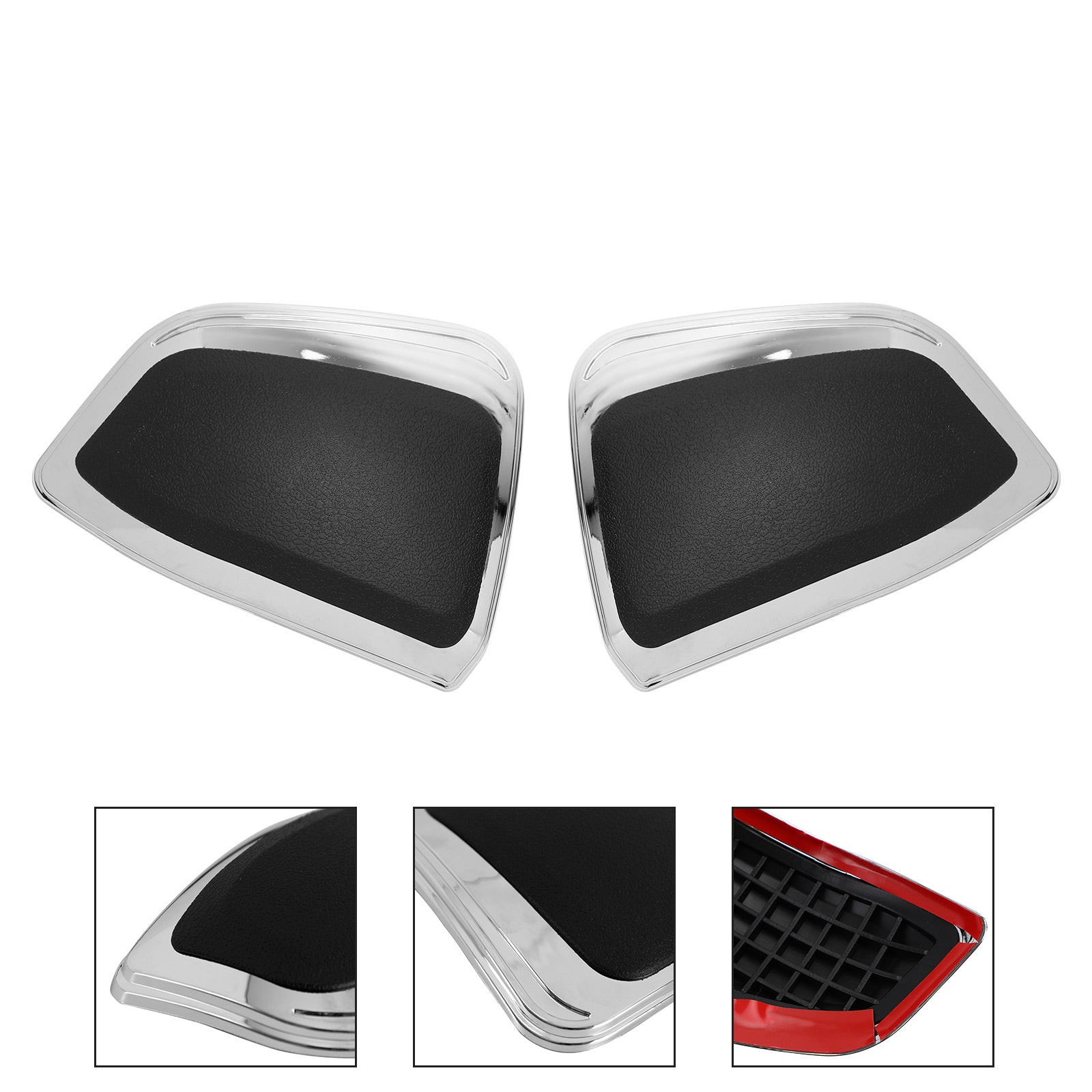 Garniture de protection de sacoche de selle chromée pour Honda Goldwing GL1800 F6B 2012-2017 générique