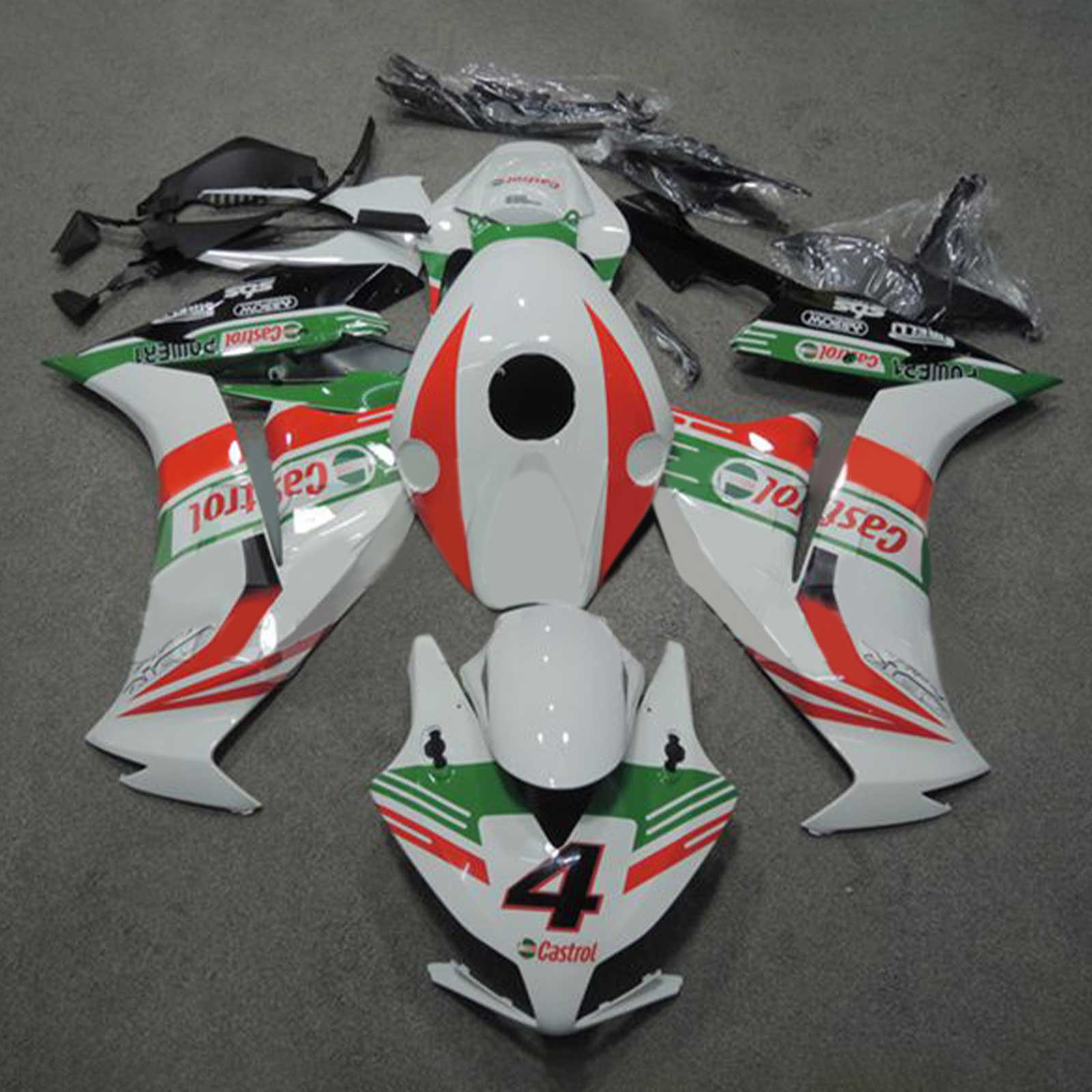 Amotopart Honda CBR1000RR 2012-2016 ABS muovinen korin suojasarja