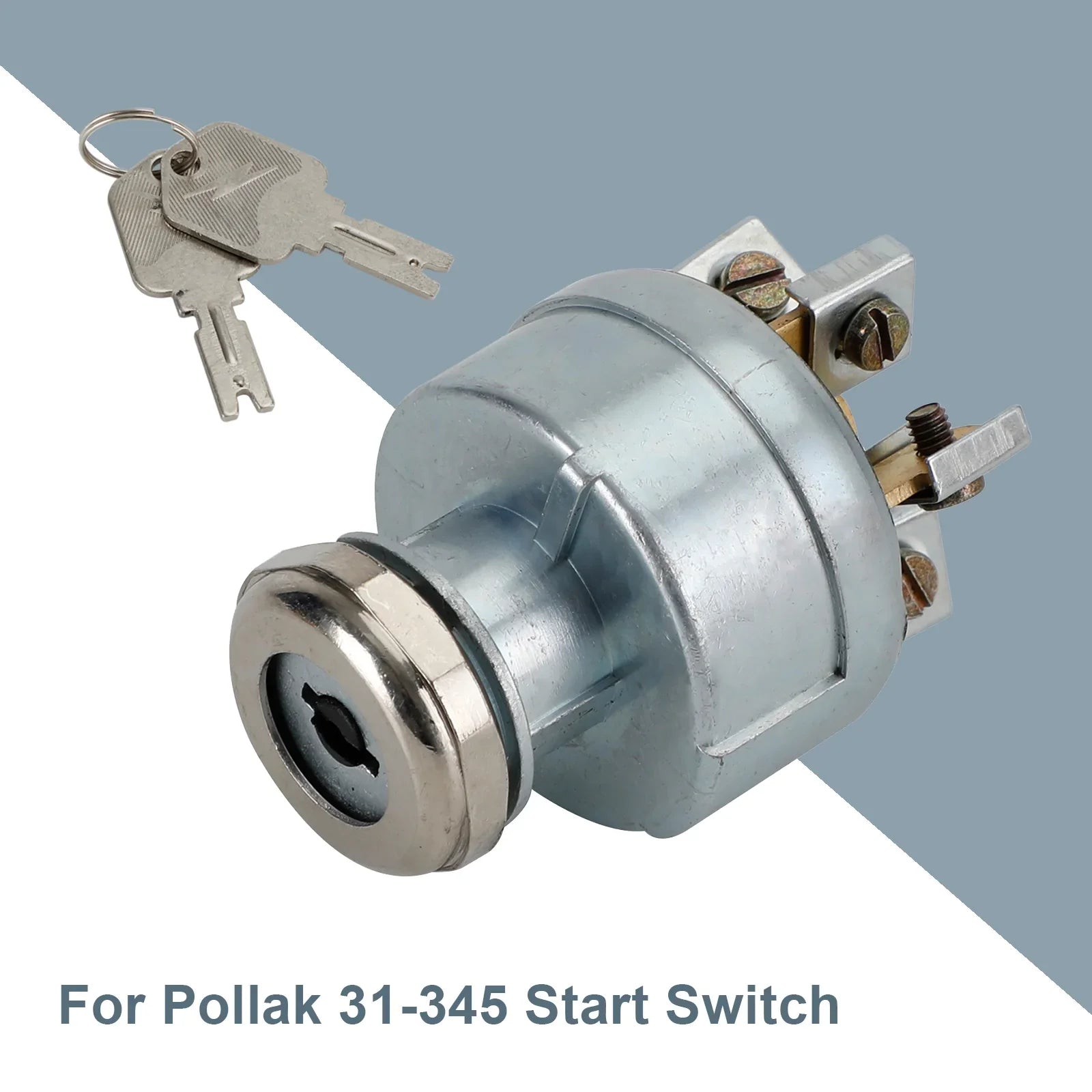 Wyłącznik zapłonu do wózka widłowego Clark 1723186 2339413 272041 7004210 z 2 kluczami