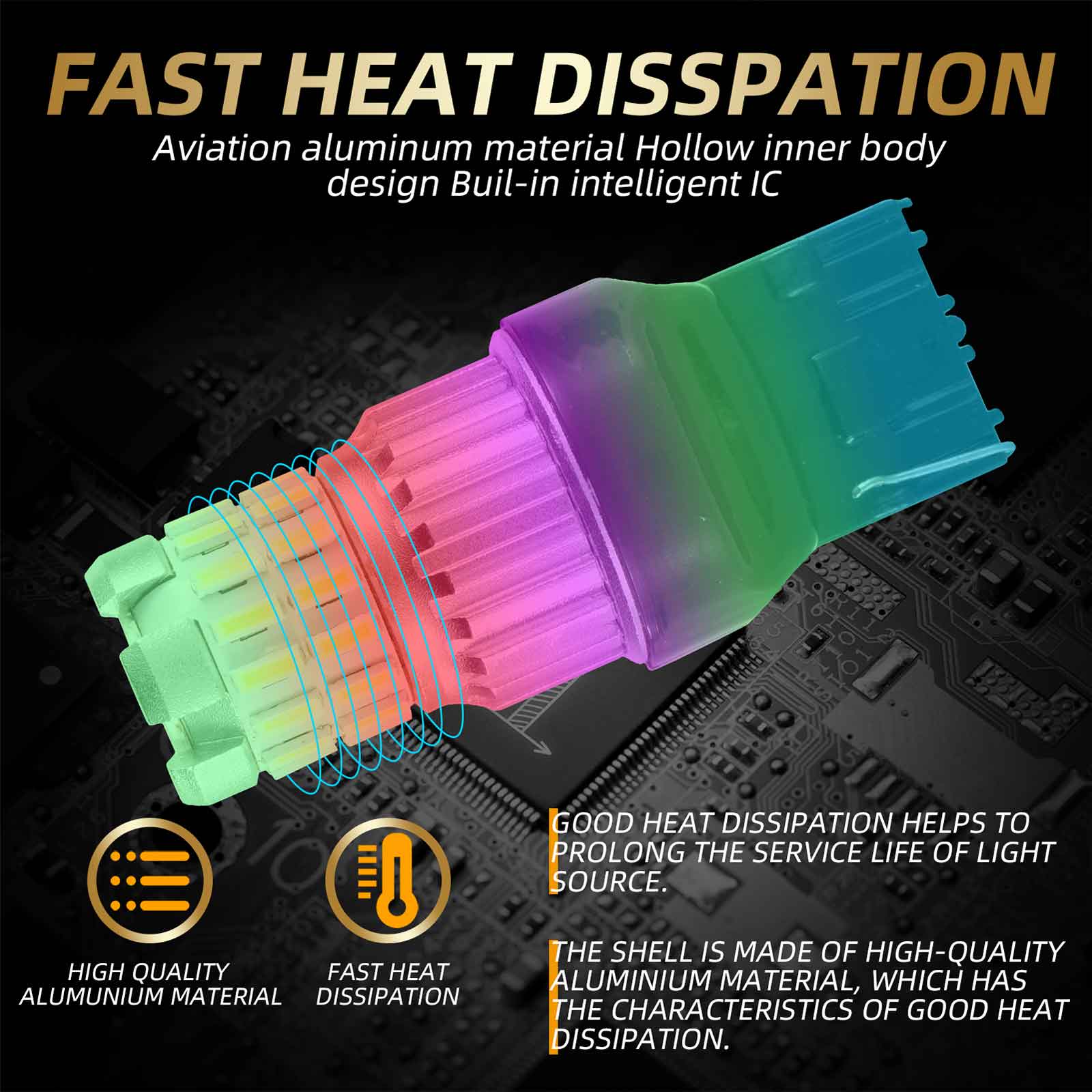 2x 1200lm a LED Canbus LED Diurne LED BIRT Generico bianco