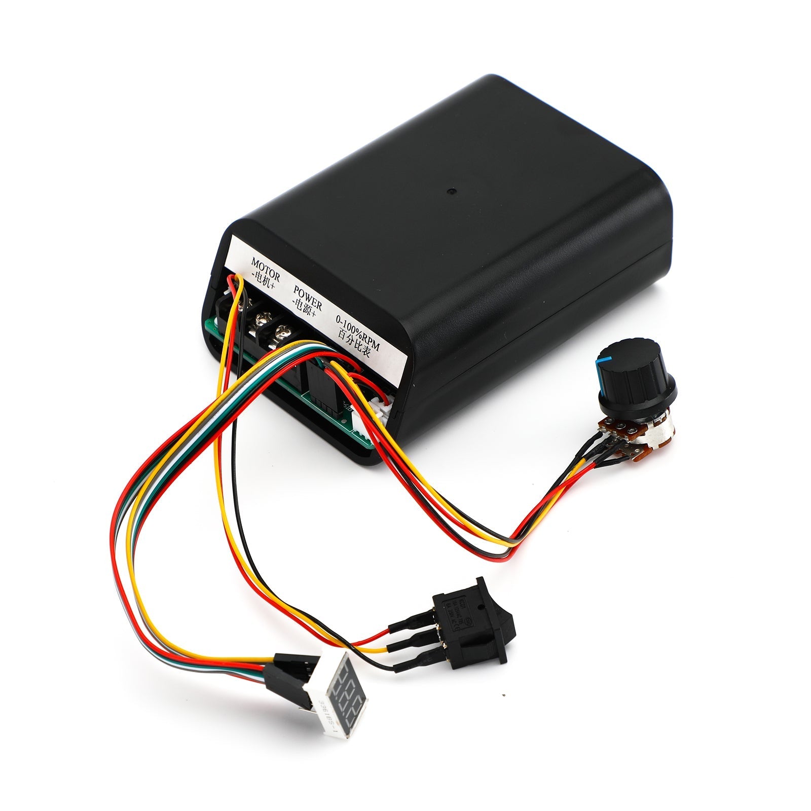 Controller motore DC10-55V 40A PWM Interruttore reversibile CW CCW a variazione continua