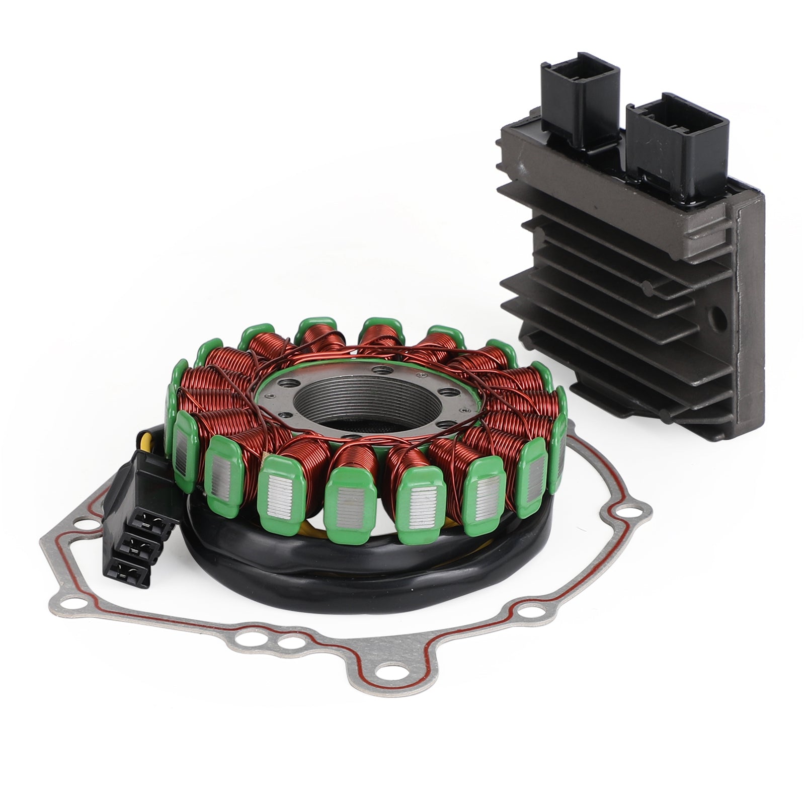 Magneto Statore + Raddrizzatore Regolatore di Tensione + Guarnizione per Honda CB1000R /ABS 09-2019 Generico