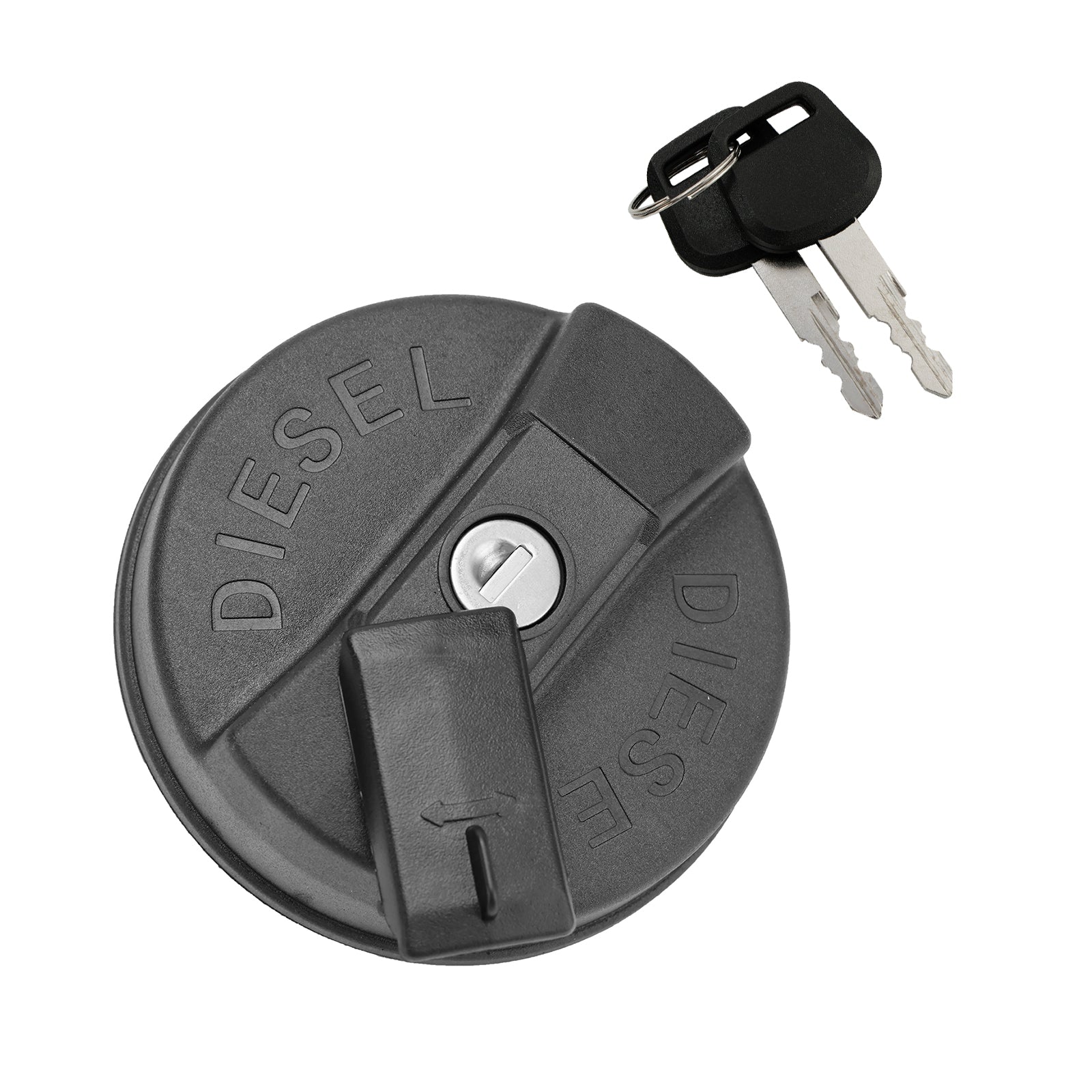 Polttoainesäiliön korkki 332/F4780 331/11403 JCB 3C 3CX 3D-kaivurikuormaajalle kahdella avaimella