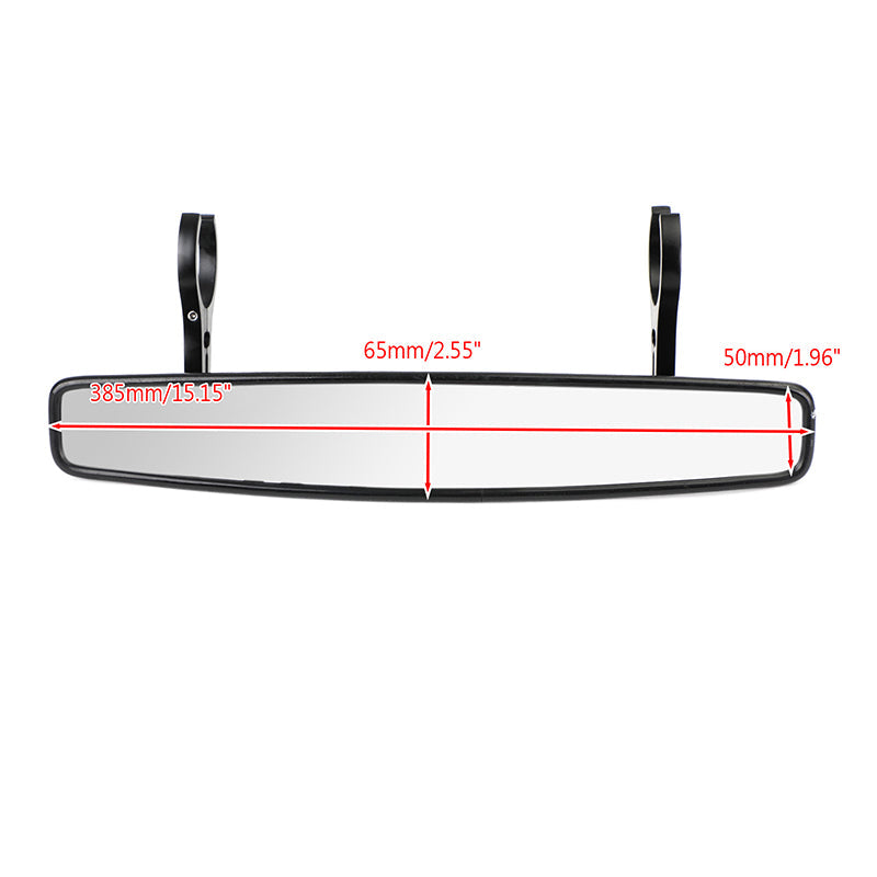 Specchietto retrovisore centrale UTV da 1,75" 2" 15" per Polaris Ranger RZR 900 XP 1000 S Turbo generico