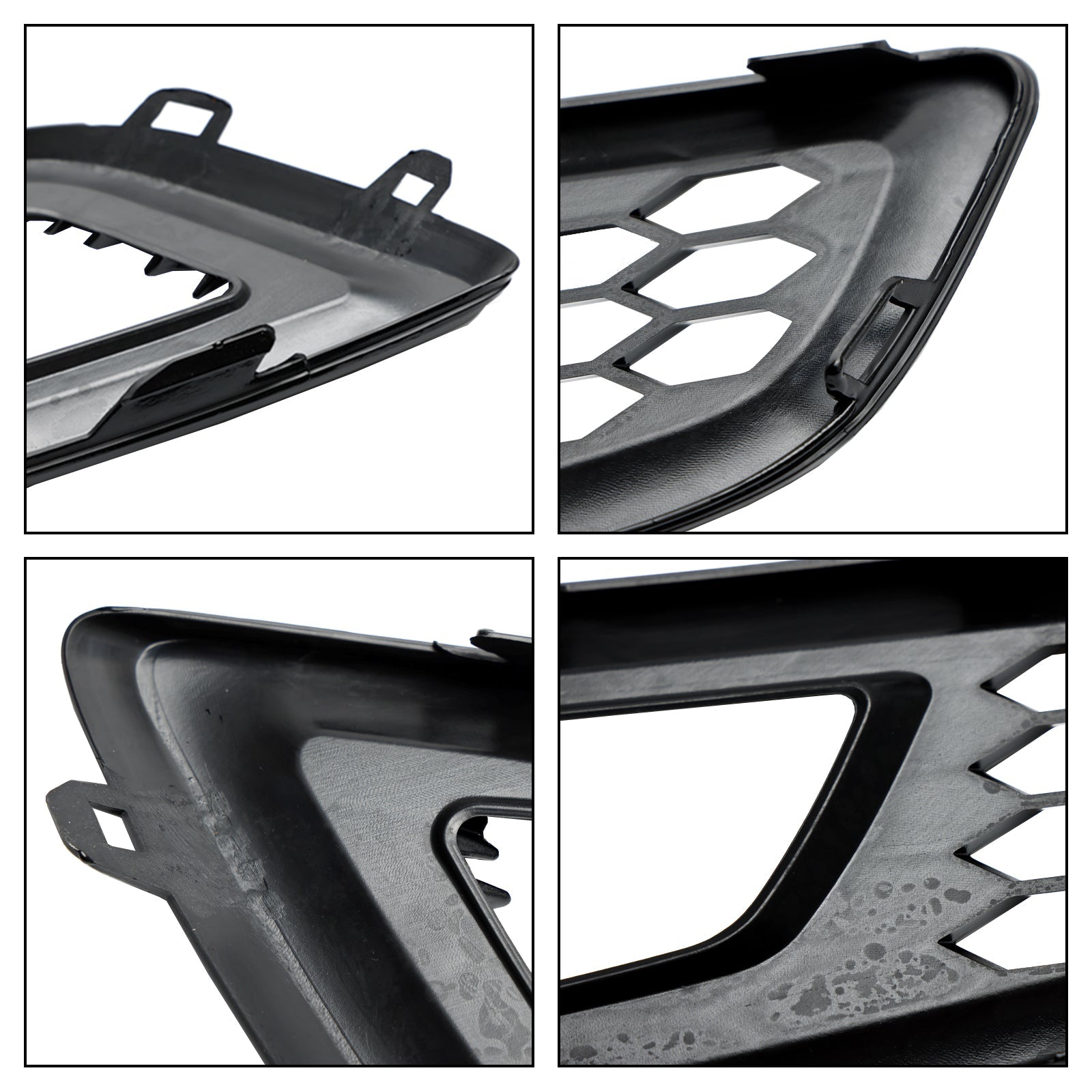 Griglia di copertura fendinebbia paraurti anteriore 2 pezzi per Ford Focus 2015-2018