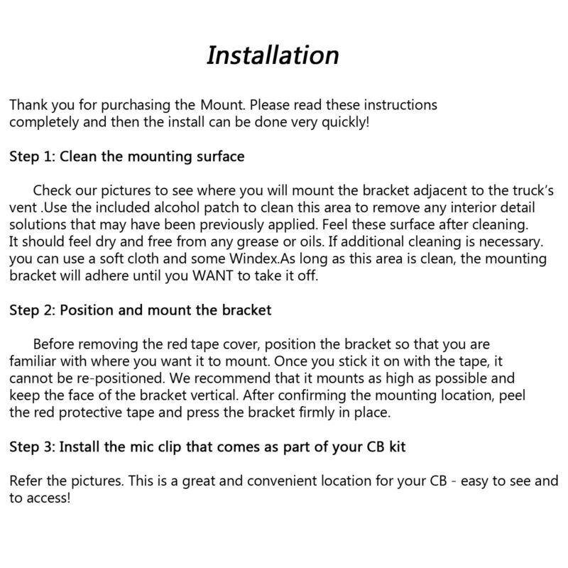 CB Radio Versamount Mount Multifunctionele Beugel 75WXST voor Dodge Ram 1500 2500 09-16