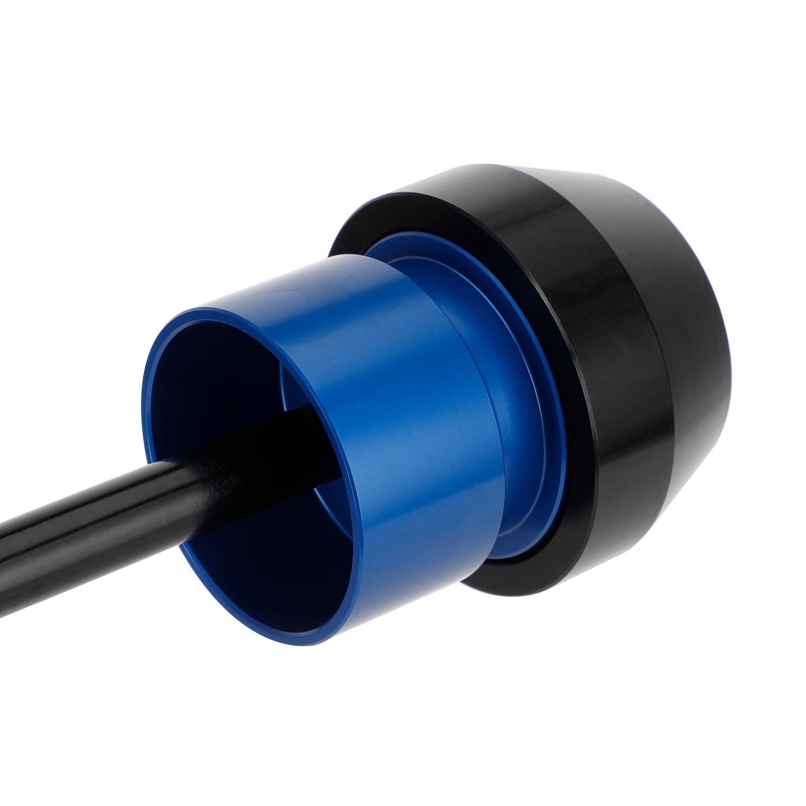 Deslizador de rueda de horquilla de eje trasero delantero CNC azul adecuado para Yamaha Yzf-R7 Yzf R7 21-23