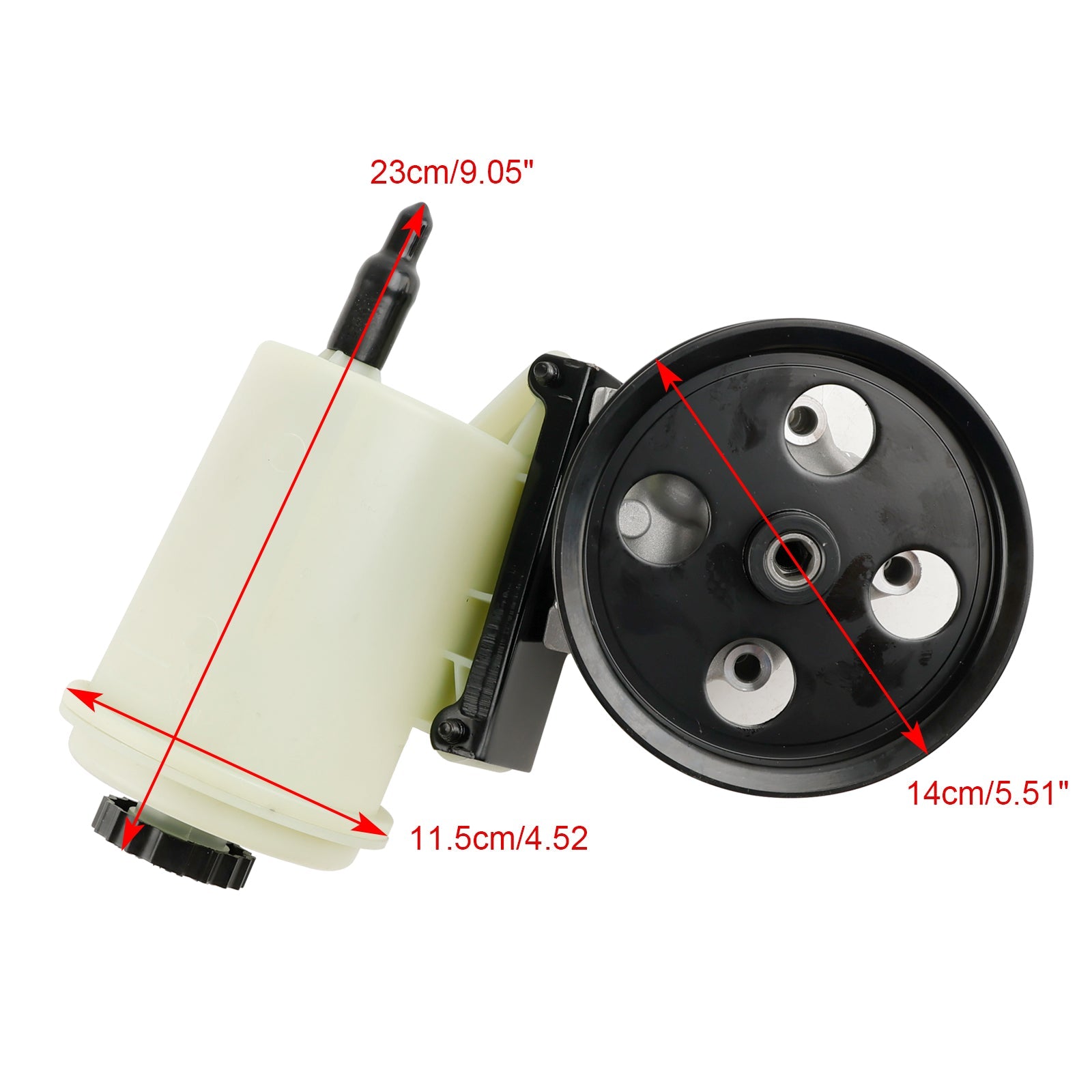 2009-2010 Dodge RAM 1500 Pompa wspomagania układu kierowniczego z kołem pasowym i zbiornikiem