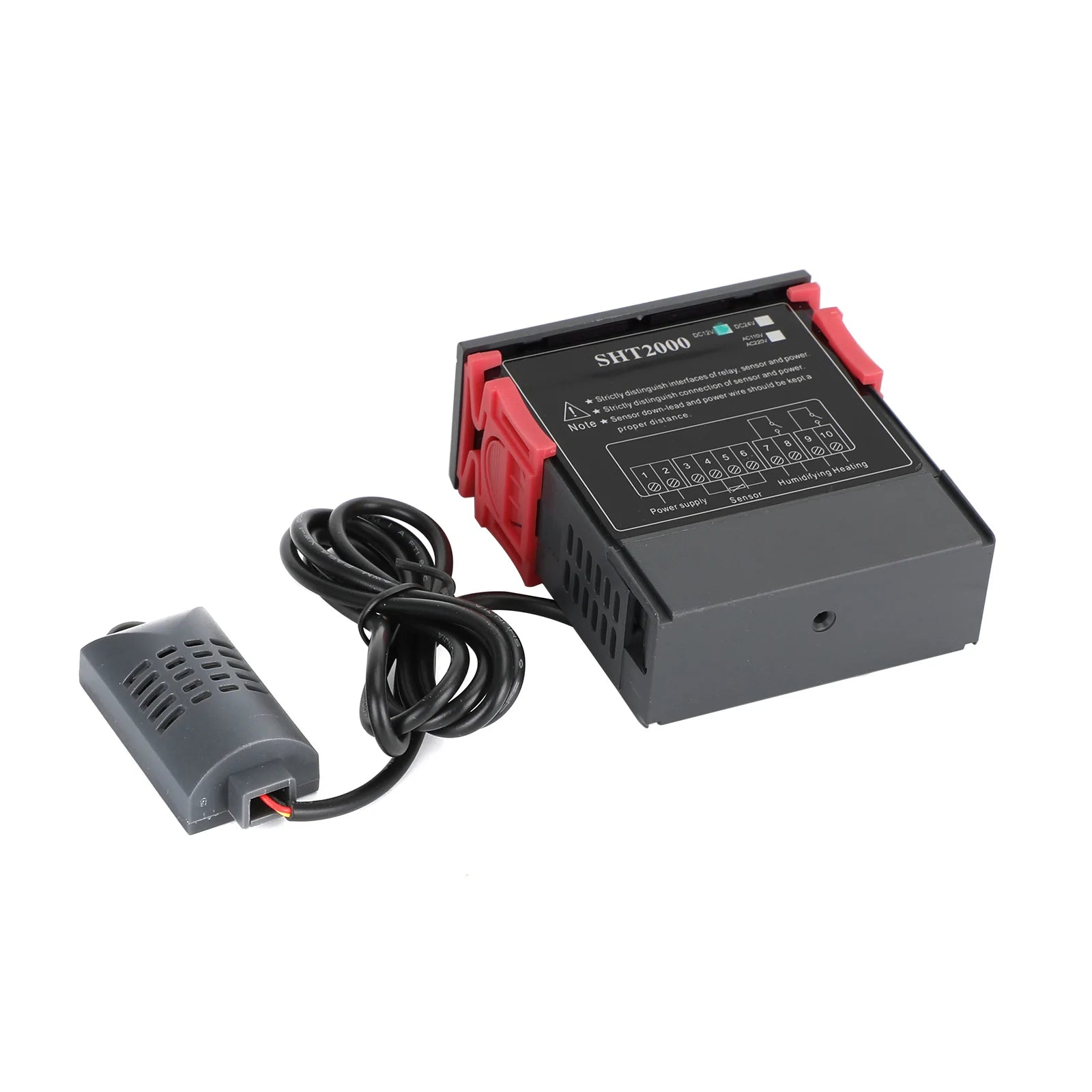 SHT2000 Température Humidité Hygromètre Thermostat Ac110-230V/Dc12V/24V Capteur