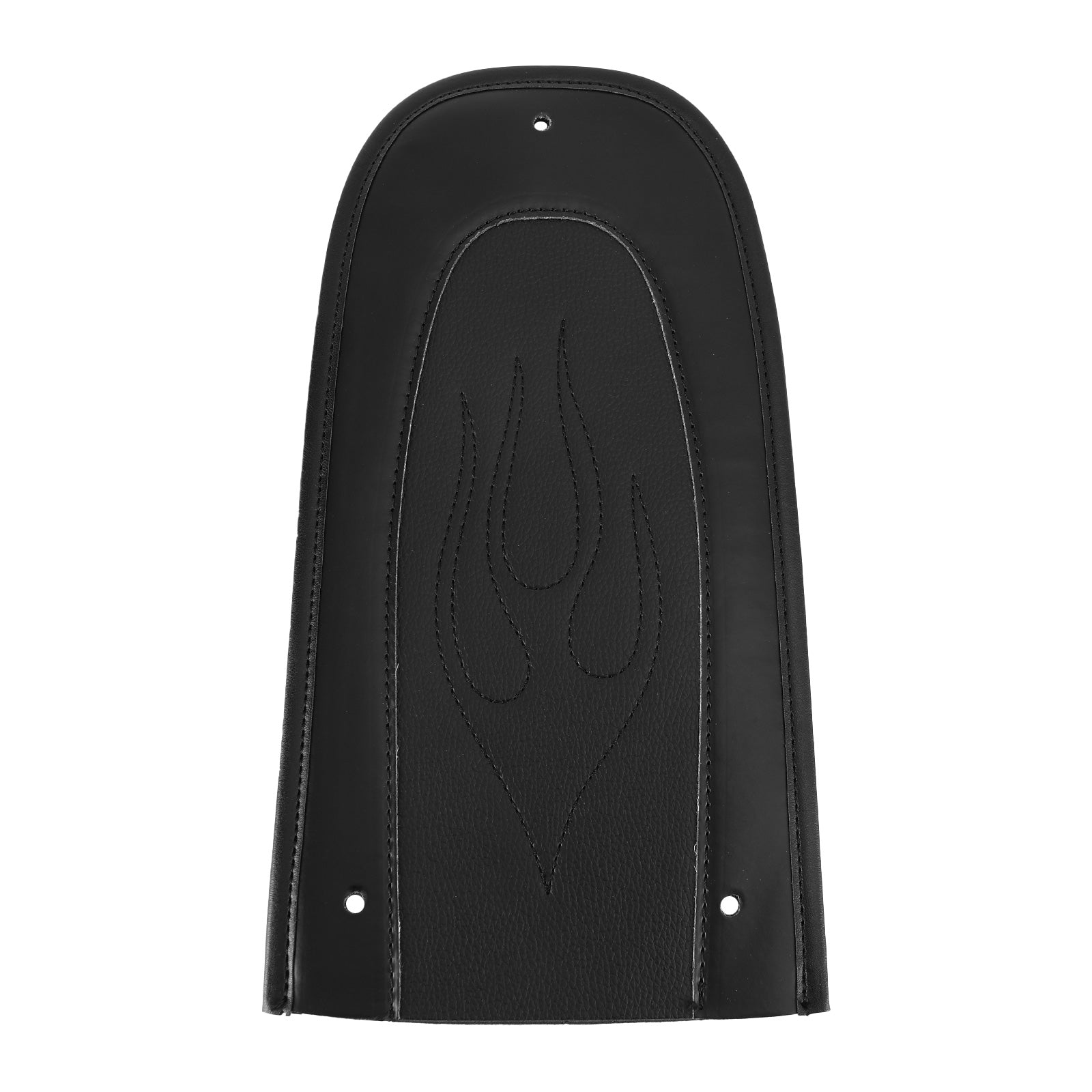 Flamme point cuir PU garde-boue arrière bavette siège Solo pour Touring Electra Road Glide générique