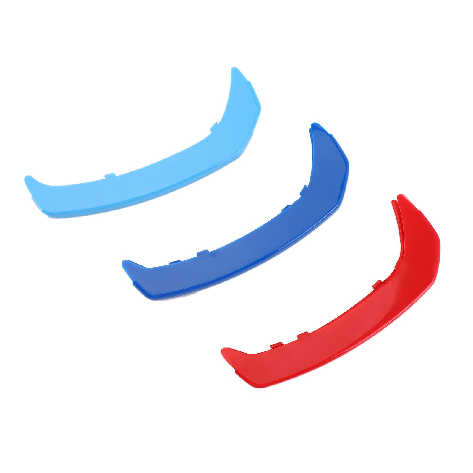 Kolmiväriset etusäleikön suojuksen nauhat Clip Trim BMW GT3 9 -säleikköille