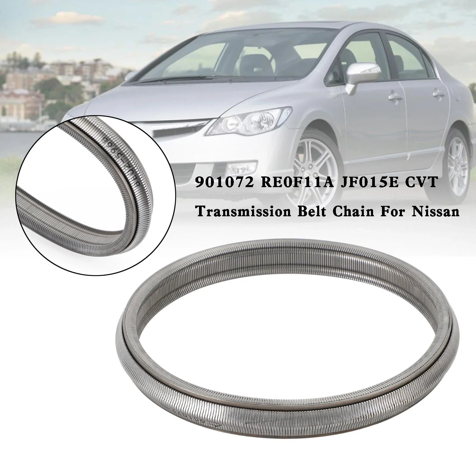 Łańcuch paska przekładni CVT Nissan 901072 RE0F11A JF015E