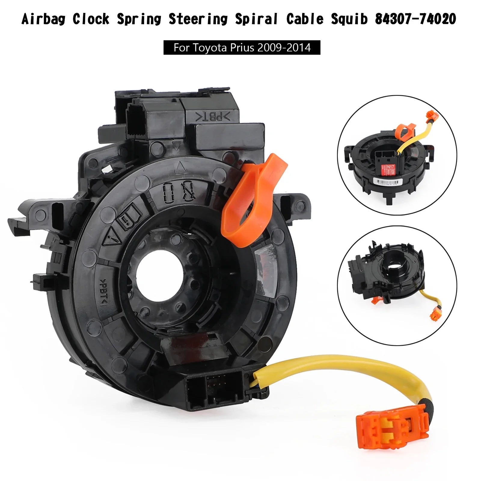 2009-2015 Toyota IQ Prius Plugin Airbag Clock Spiralni kabel Squib 84307-74020
