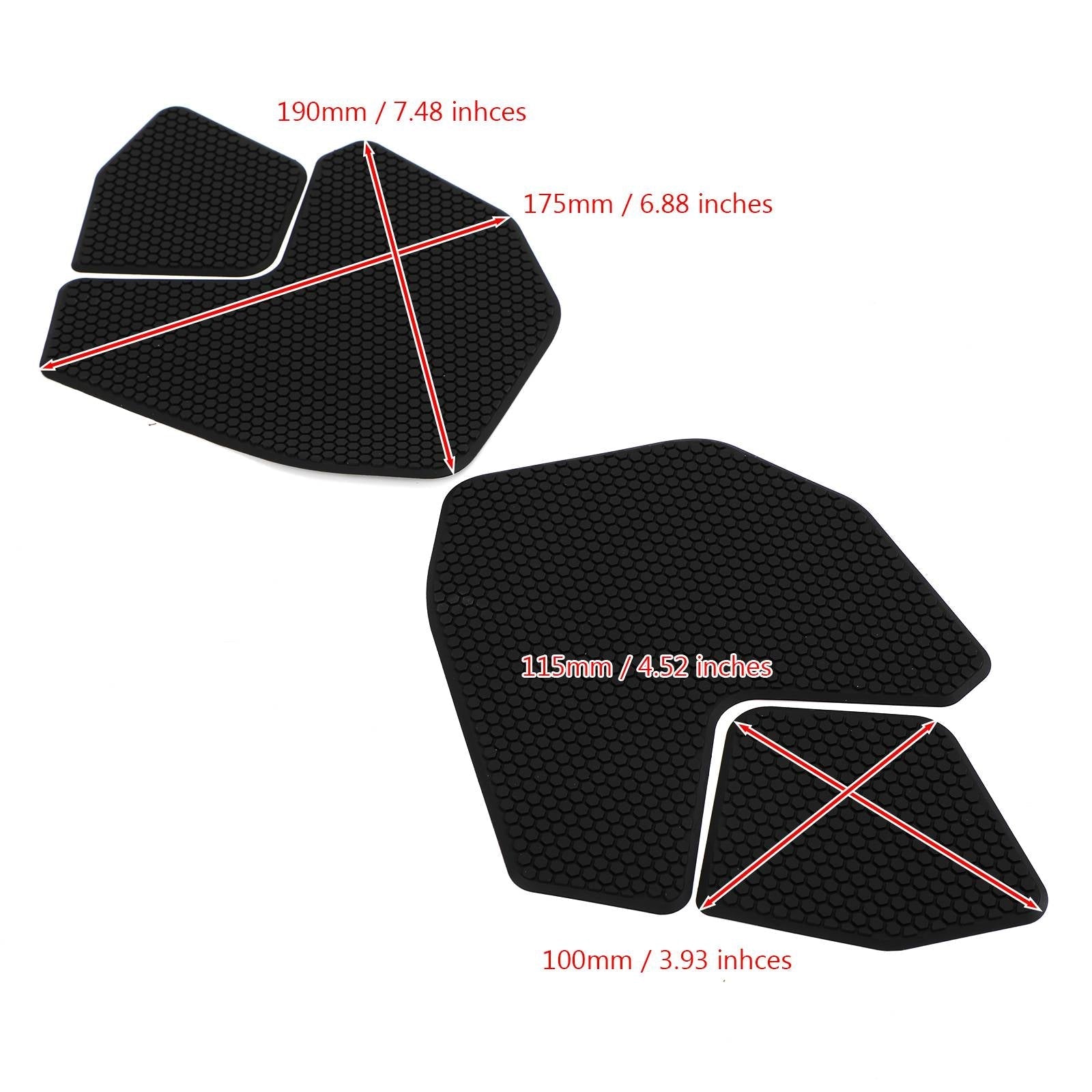 Maniglia di protezione laterale serbatoio completa per Yamaha MT-09 (FZ-09) 2013-2019 Generico