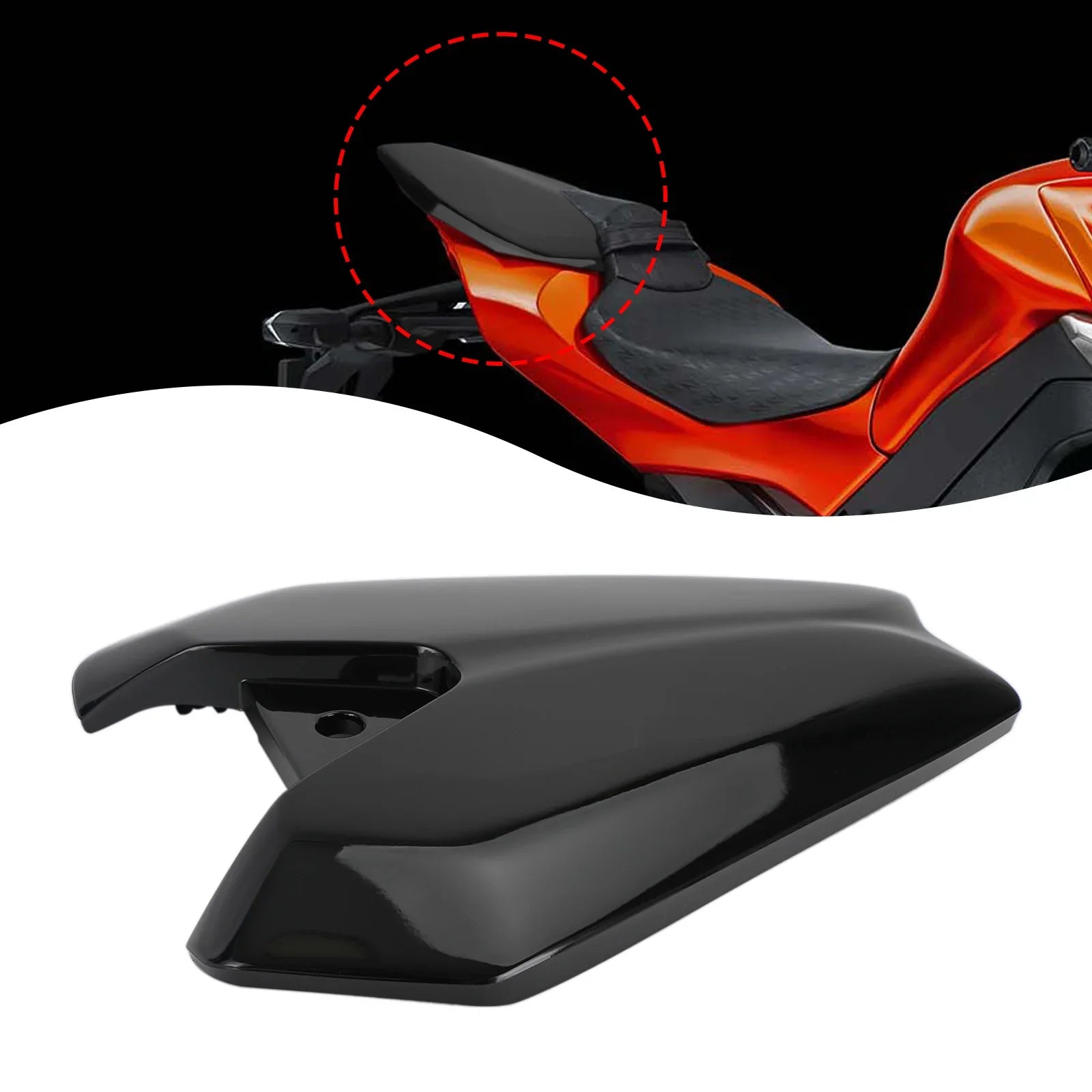 Tylne tylne siedzenie motocyklowe dla Kawasaki Z1000 2014-2022 Ogólne