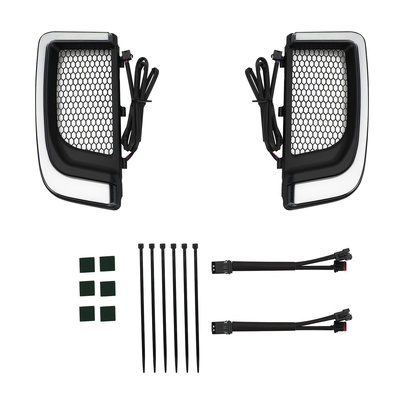 LED Tracer Lower Grids Lower Grids Lights voor elektra flh/t road glide generiek