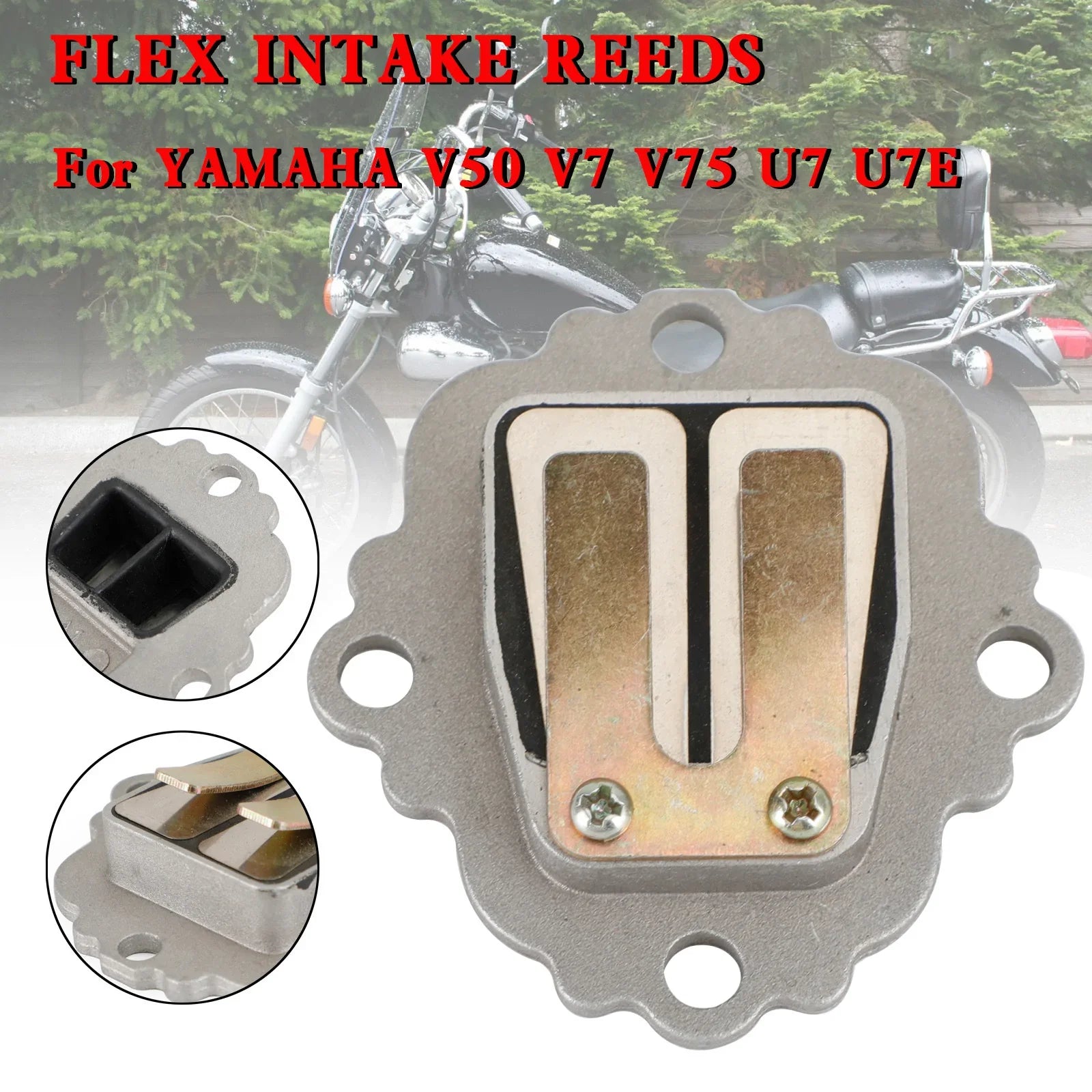 Valvola lamellare per YAMAHA V50 V7 V75 U7 U7E NOS 298-13610-00