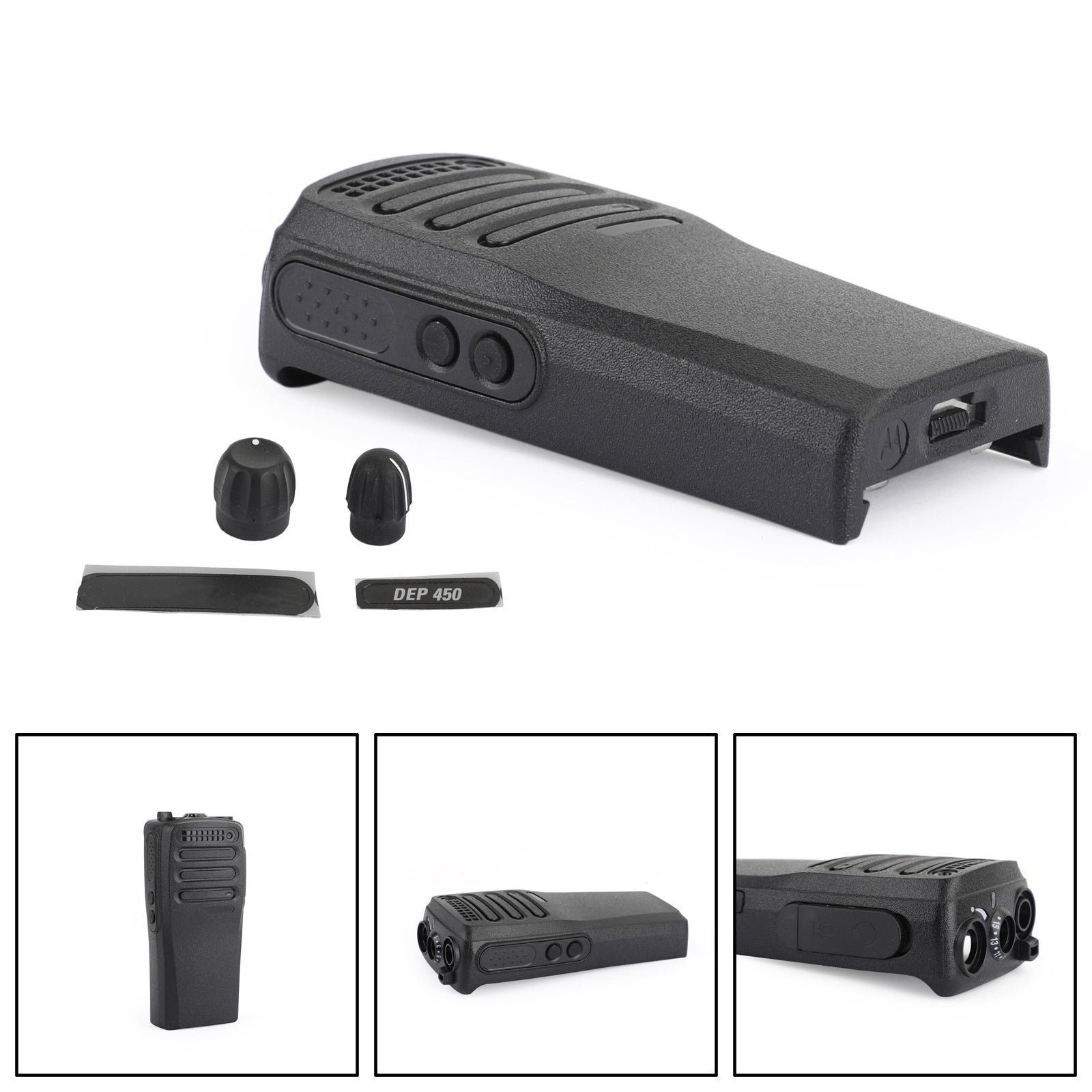 Couverture avant de surface de coque + bouton de canal de volume pour DP1400 DEP450 XIR P3688