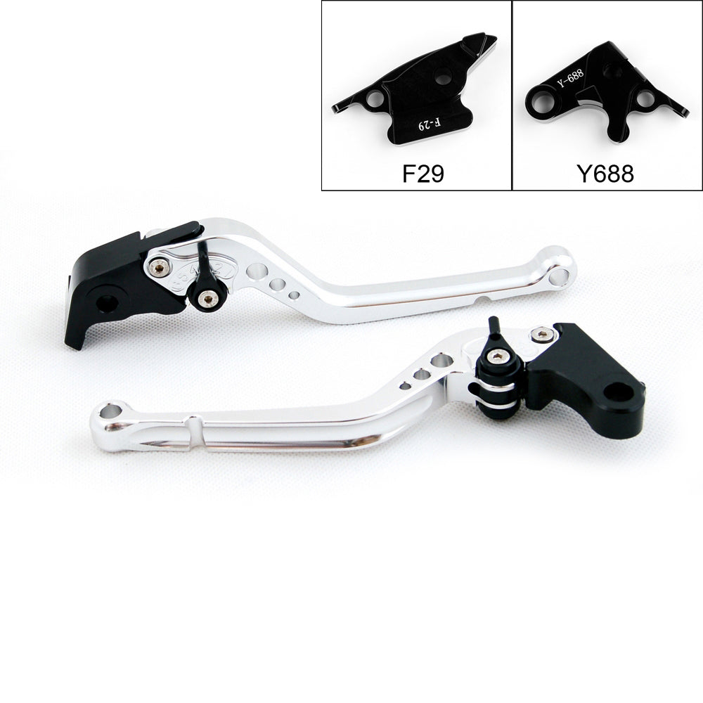 Leve della frizione freno lunghe per Ducati 1299/1199/959/899 Panigale Xdiavel 749 Nero Generico