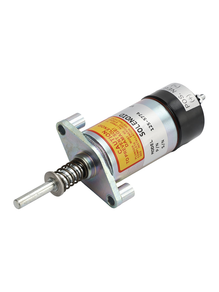 Solenoide de cierre de combustible 125-5774 24V para Caterpillar 3204 3304 3304B 3306 3306B