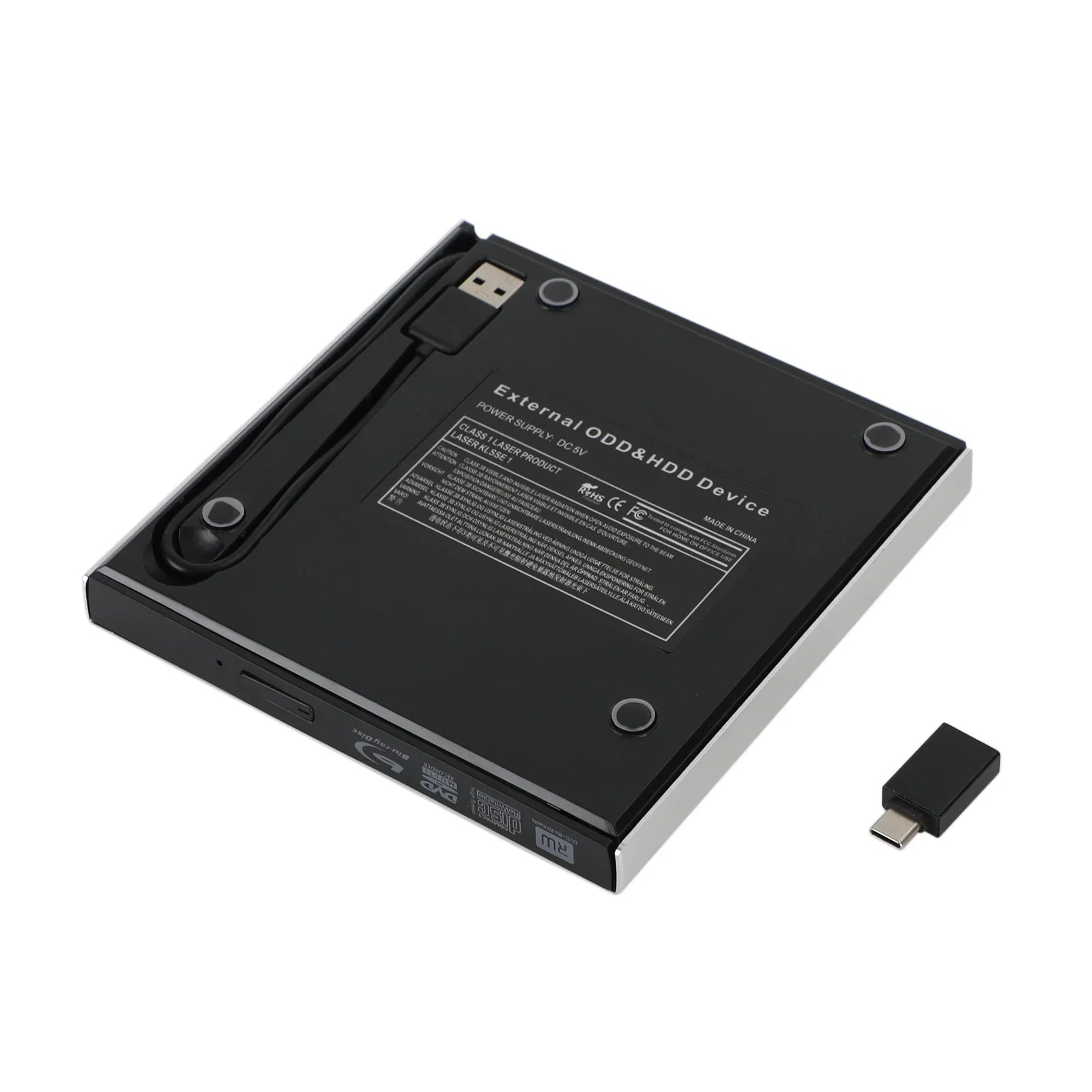 Blu-ray-speler DVD-brander USB 3.0 en Type-C combo-speler Draagbare BD-speler