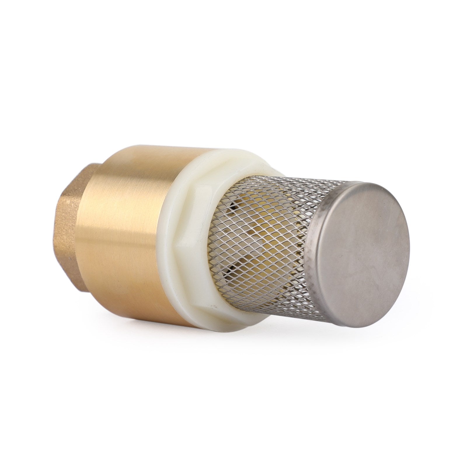 Valvola di fondo in ottone caricata a molla da 3/4" NPT con filtro 200 PSI