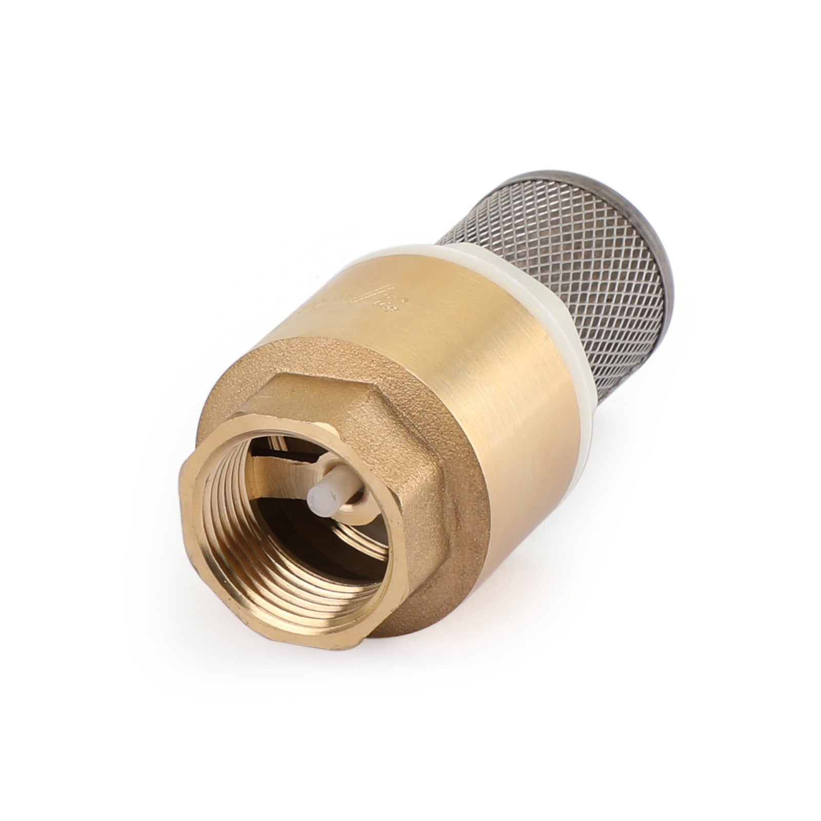 Mosiężny zawór zwrotny zwrotny 3/4" NPT ze sprężyną i filtrem 200 PSI