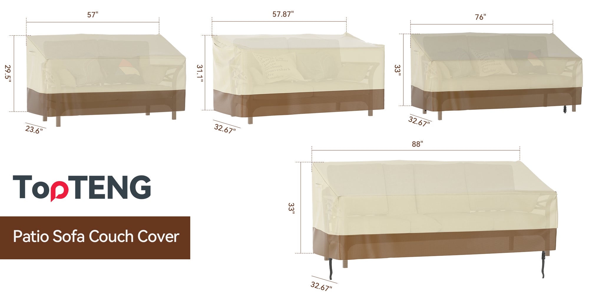 600D sofa, wodoodporne, dla mebli ogrodowych, na zewnątrz