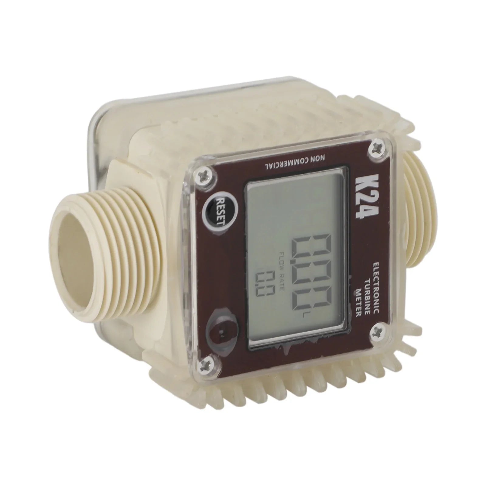 K24 Turbinowy cyfrowy tester przepływu paliwa do silników wysokoprężnych do chemikaliów, wody w stanie ciekłym