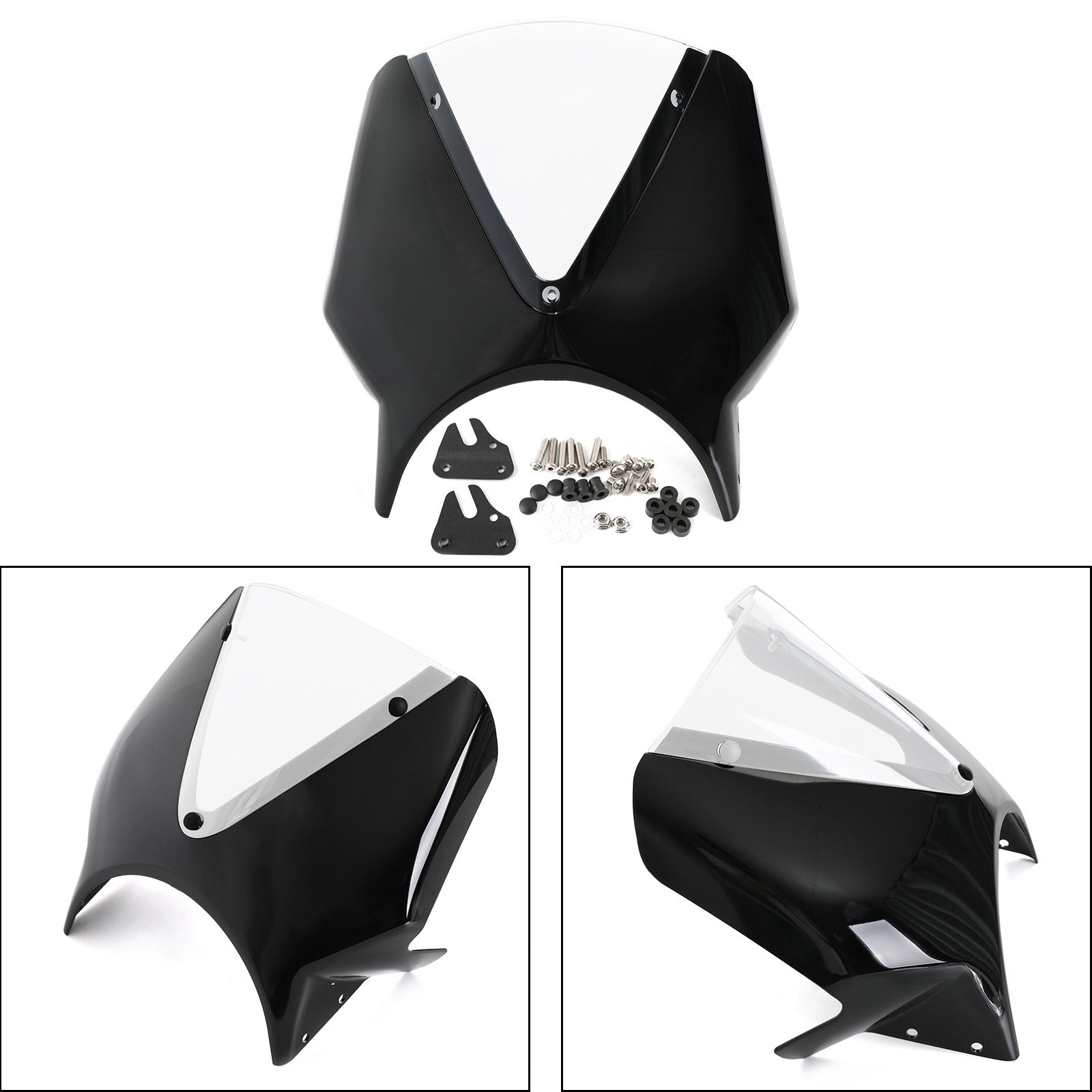 Parabrezza motociclistico in plastica ABS per Yamaha XSR700 XSR900 2020 Generico