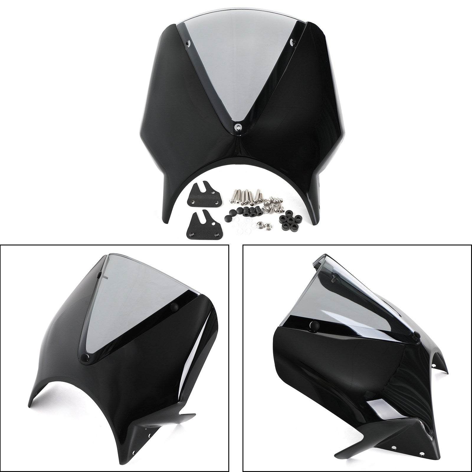 Parabrezza motociclistico in plastica ABS per Yamaha XSR700 XSR900 2020 Generico