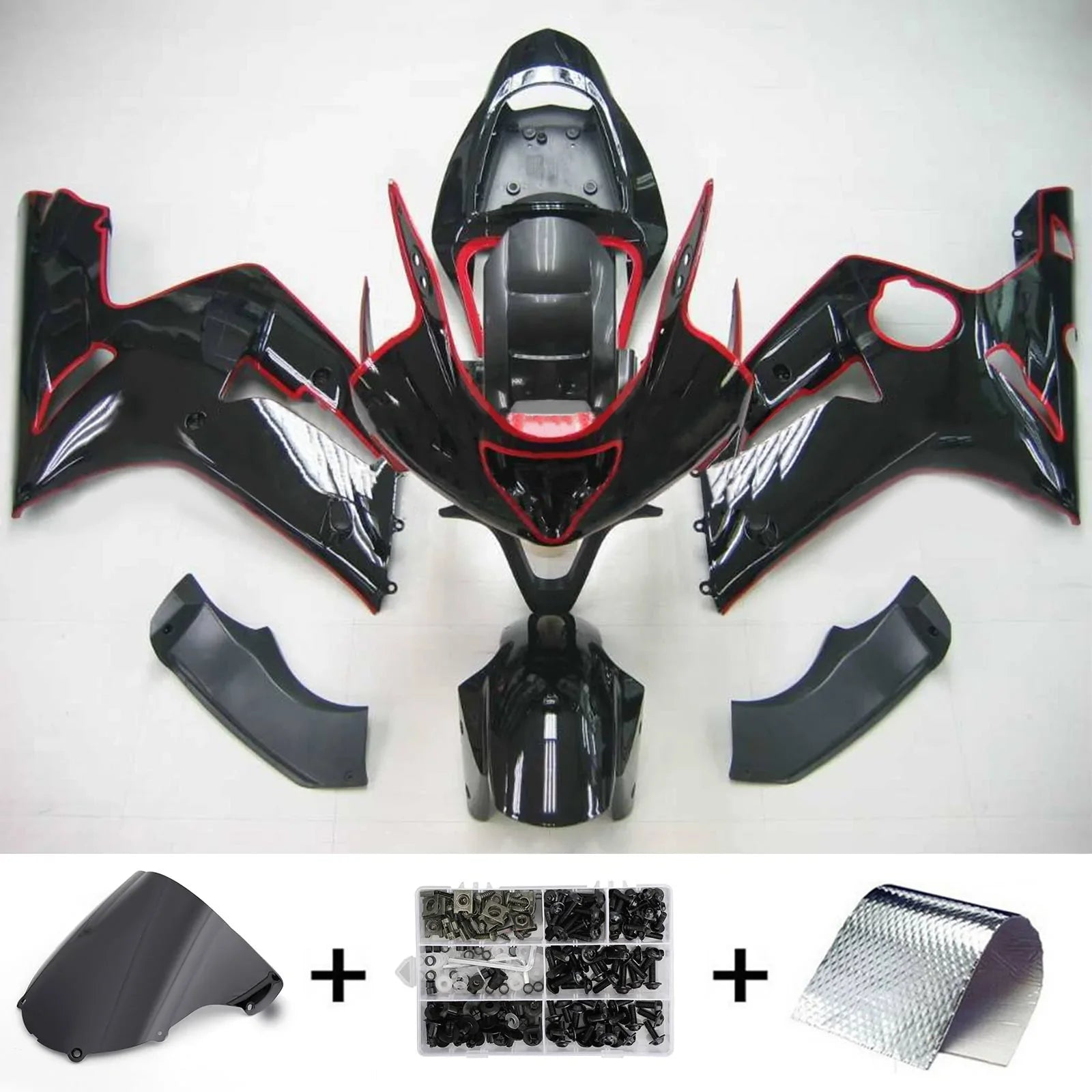 Amotopart kuipset voor Kawasaki ZX6R 636 2003-2004 Generiek