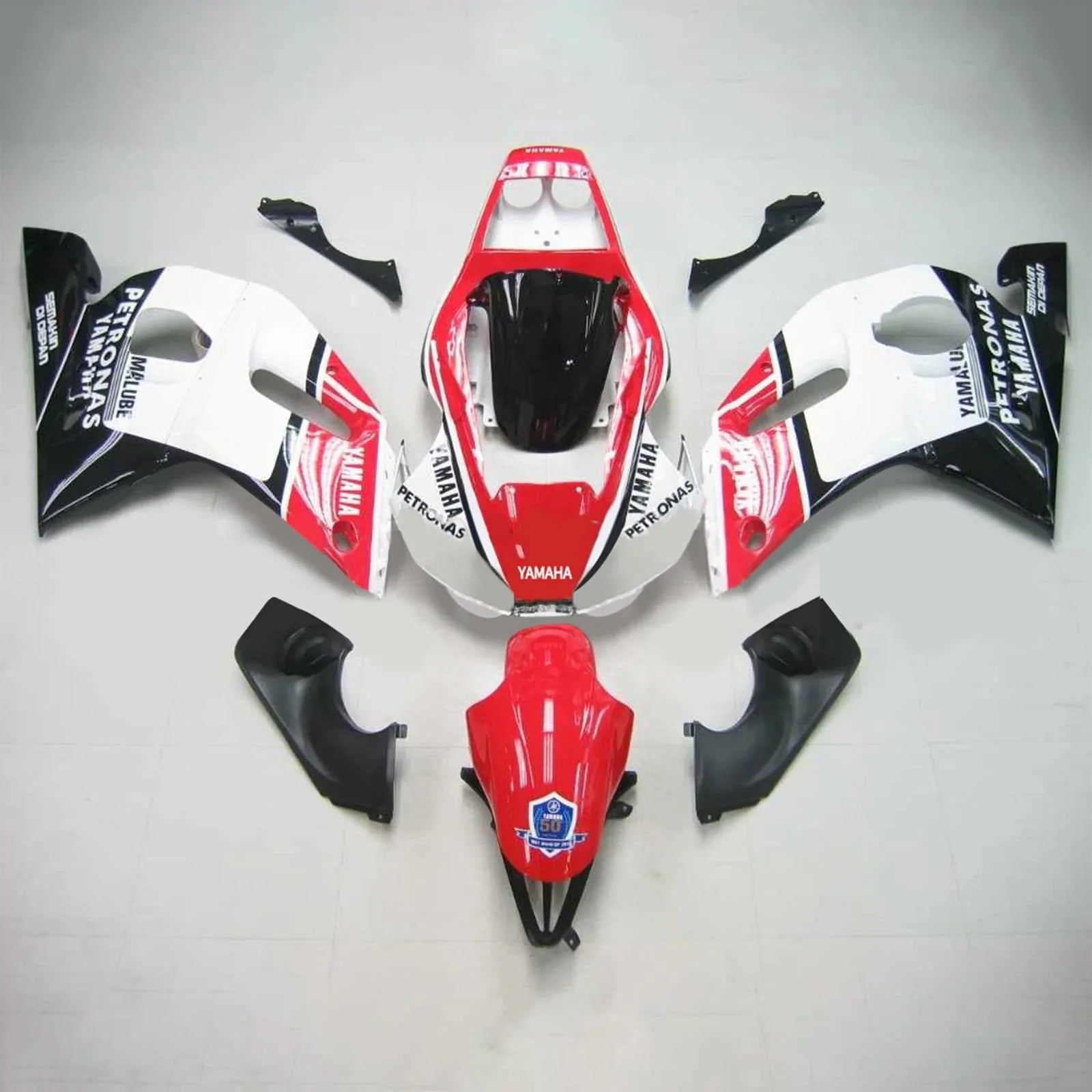 Kit de carenado Amotopart para Yamaha YZF 600 R6 1998-2002 Genérico