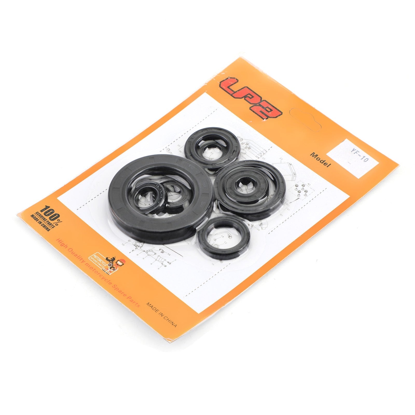 Kit completo paraolio motore - 8 pezzi per Honda CR250R 88-91 CR500R 89-01 CR-250R generico