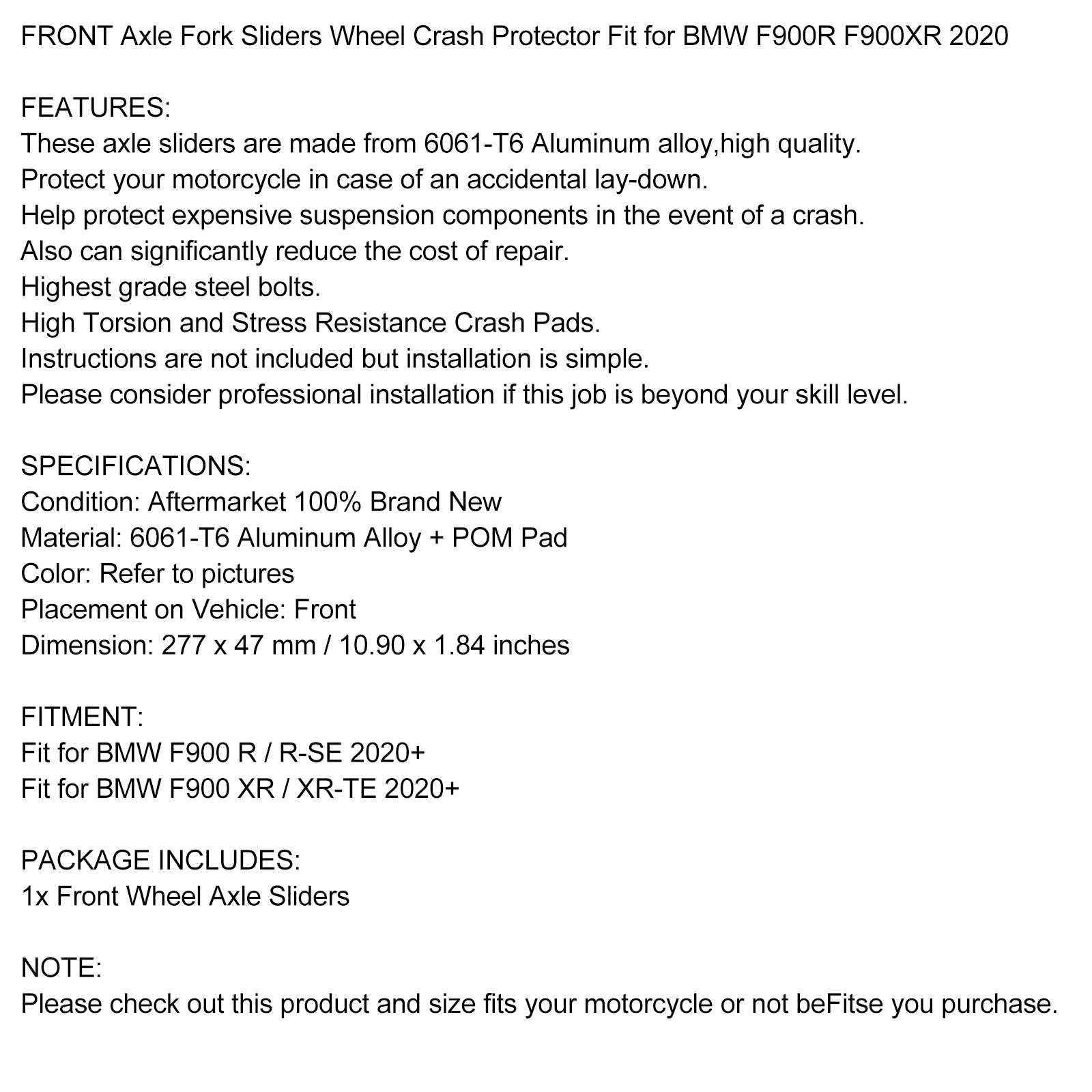 AreYourshop Bobines de pin eerder voor BMW F900R F900XR 2020 generiek