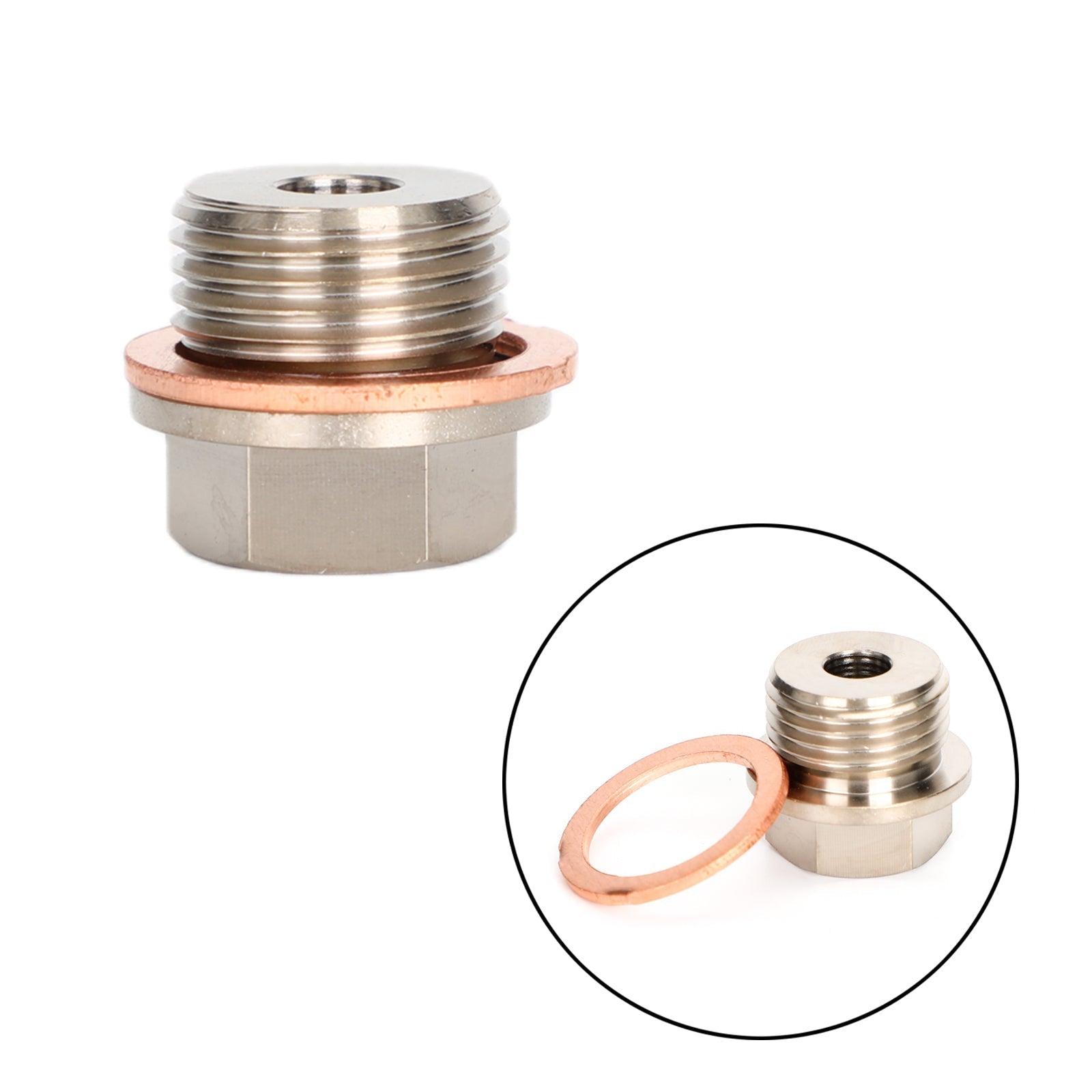1/8" NPT naar M18x1.5 generieke mannelijke druk-temperatuurmeter zenderadapter