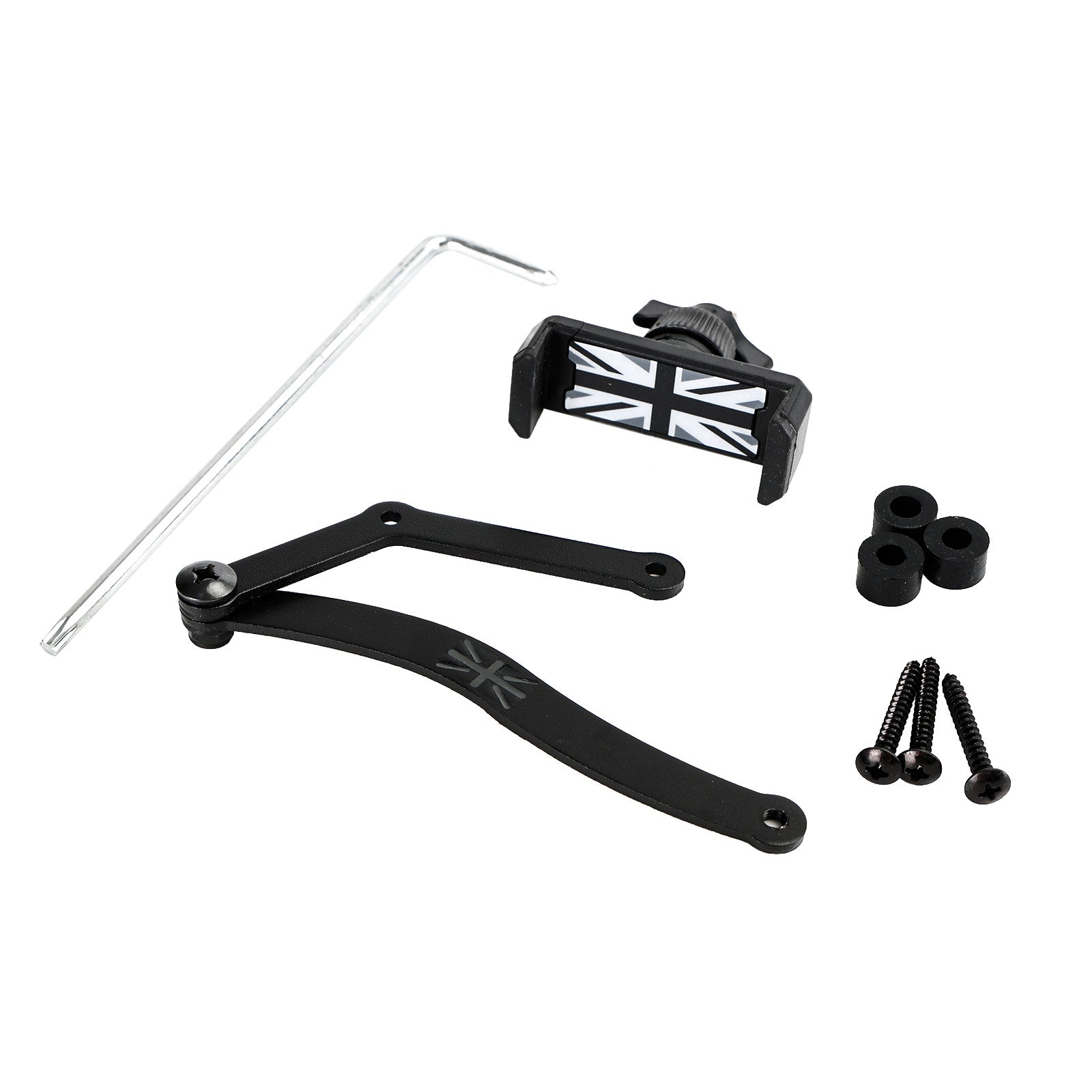 360° rotatie autotelefoonhouder voor Mini Cooper R50 R52 R53 grijs