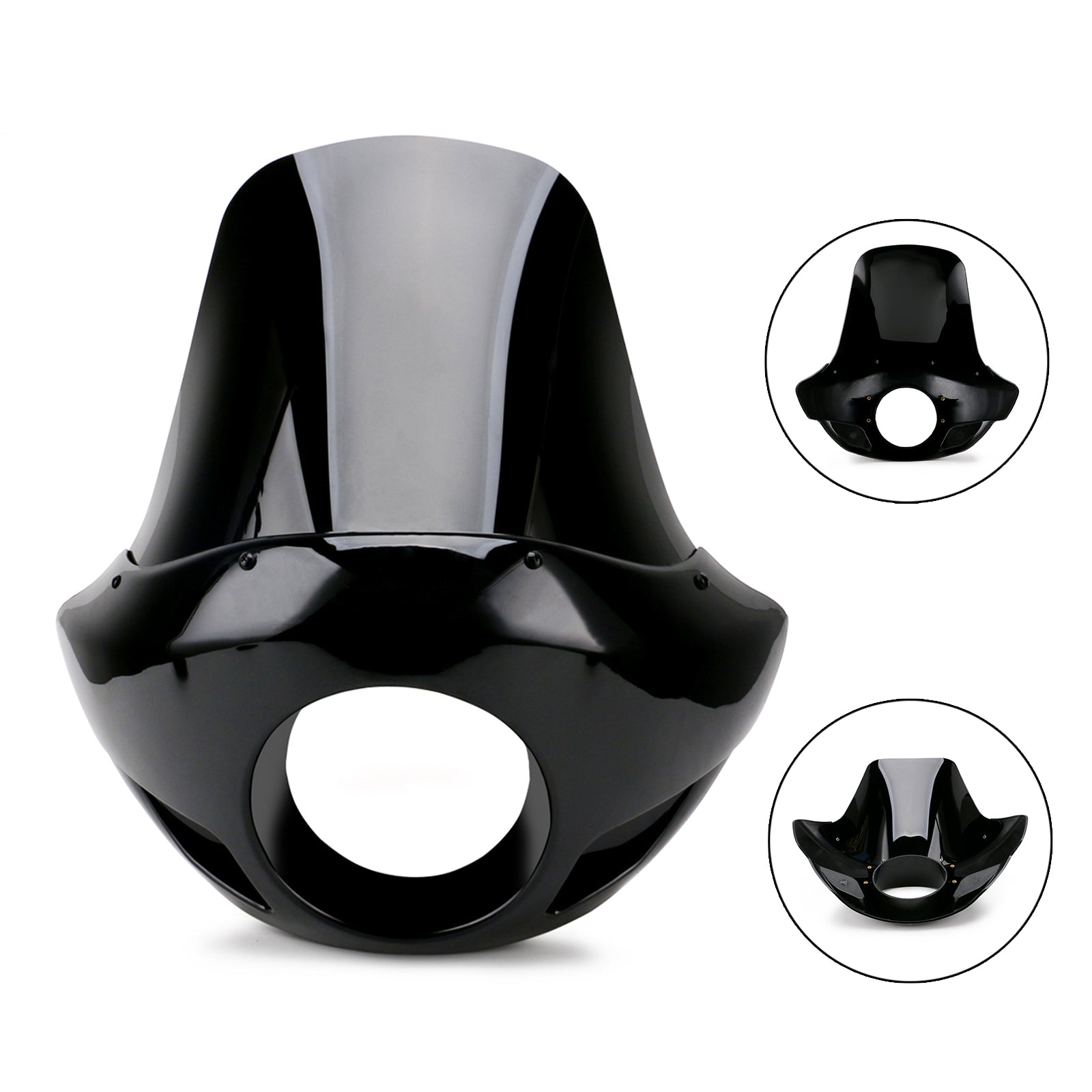 Forcelle da 35 mm a 49 mm La maggior parte dei fari da 5,75" Parabrezza Dyna Copertura faro