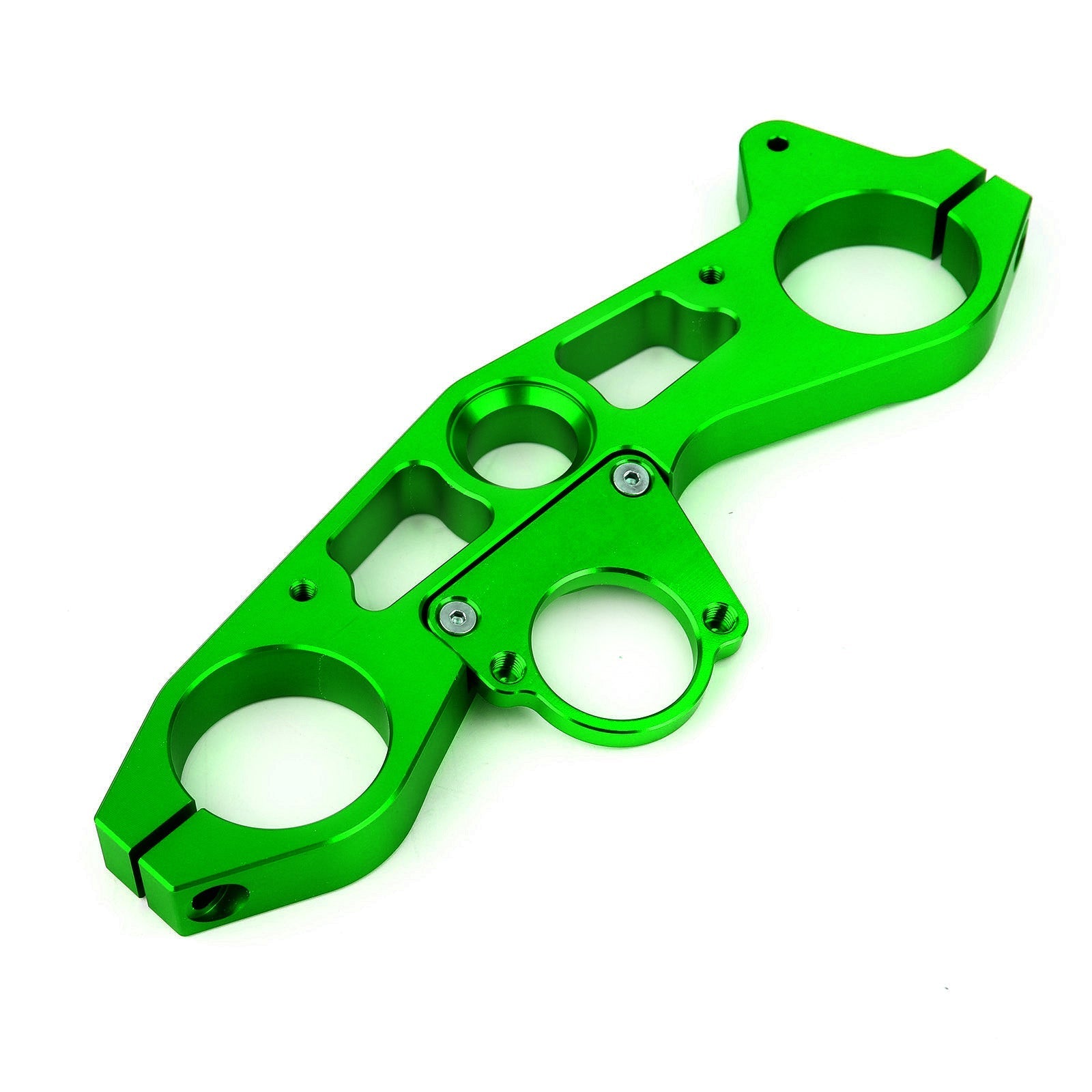 Abbassando la maglietta superiore per la forcella per Kawasaki Ninja ZX6R 09-12 Generico