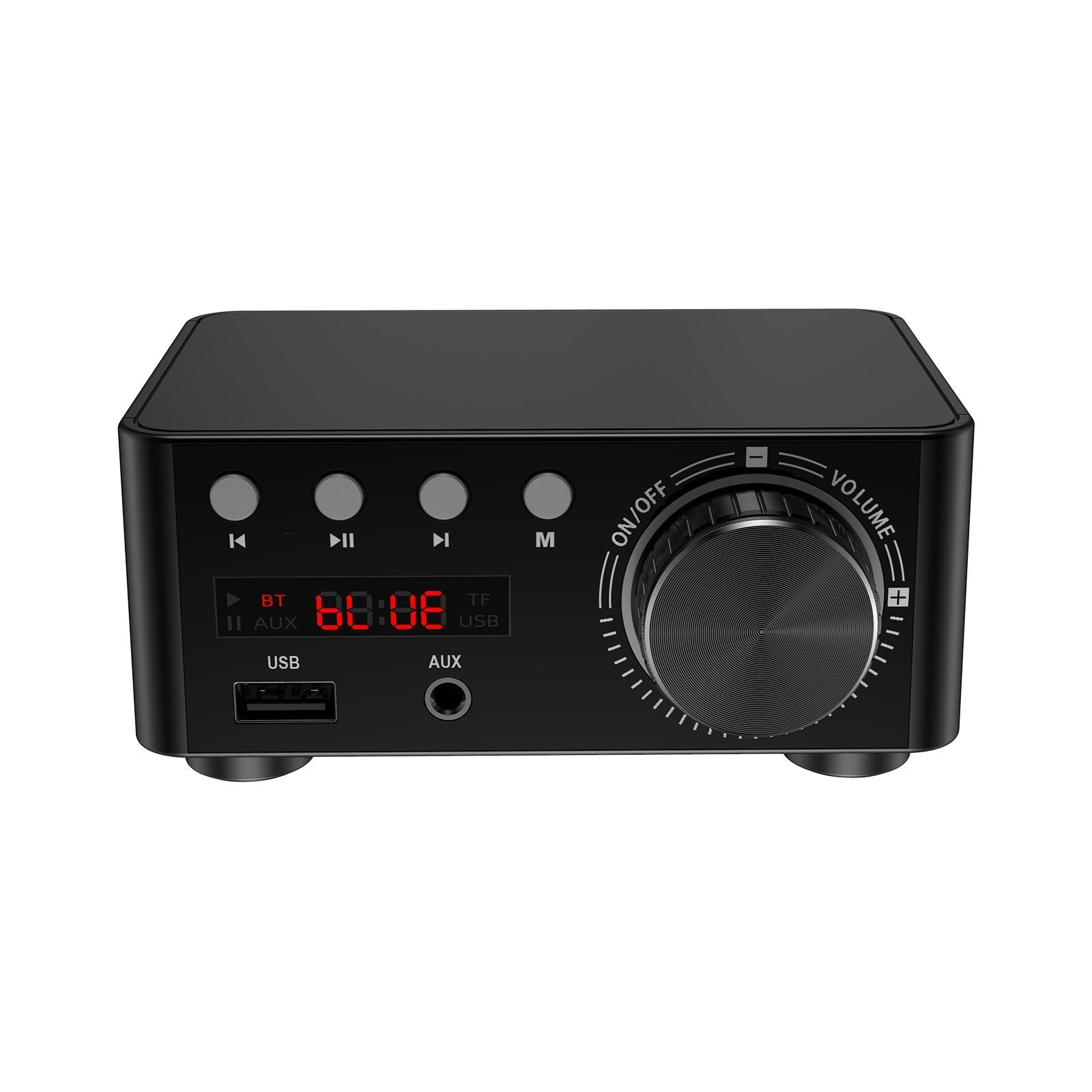 HiFi Mini Bluetooth 5.0 Digitale Power Geluidsversterker USB Stereo Audio-ontvanger
