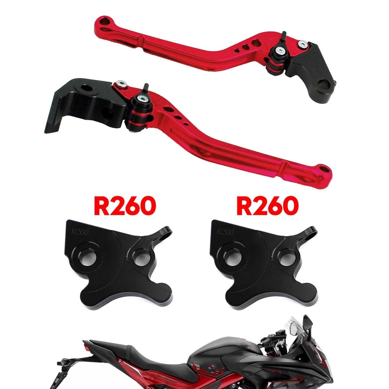 Motocikel dolga ročica zavorne ročice, primerna za Vespa GTS 300 Super Generic