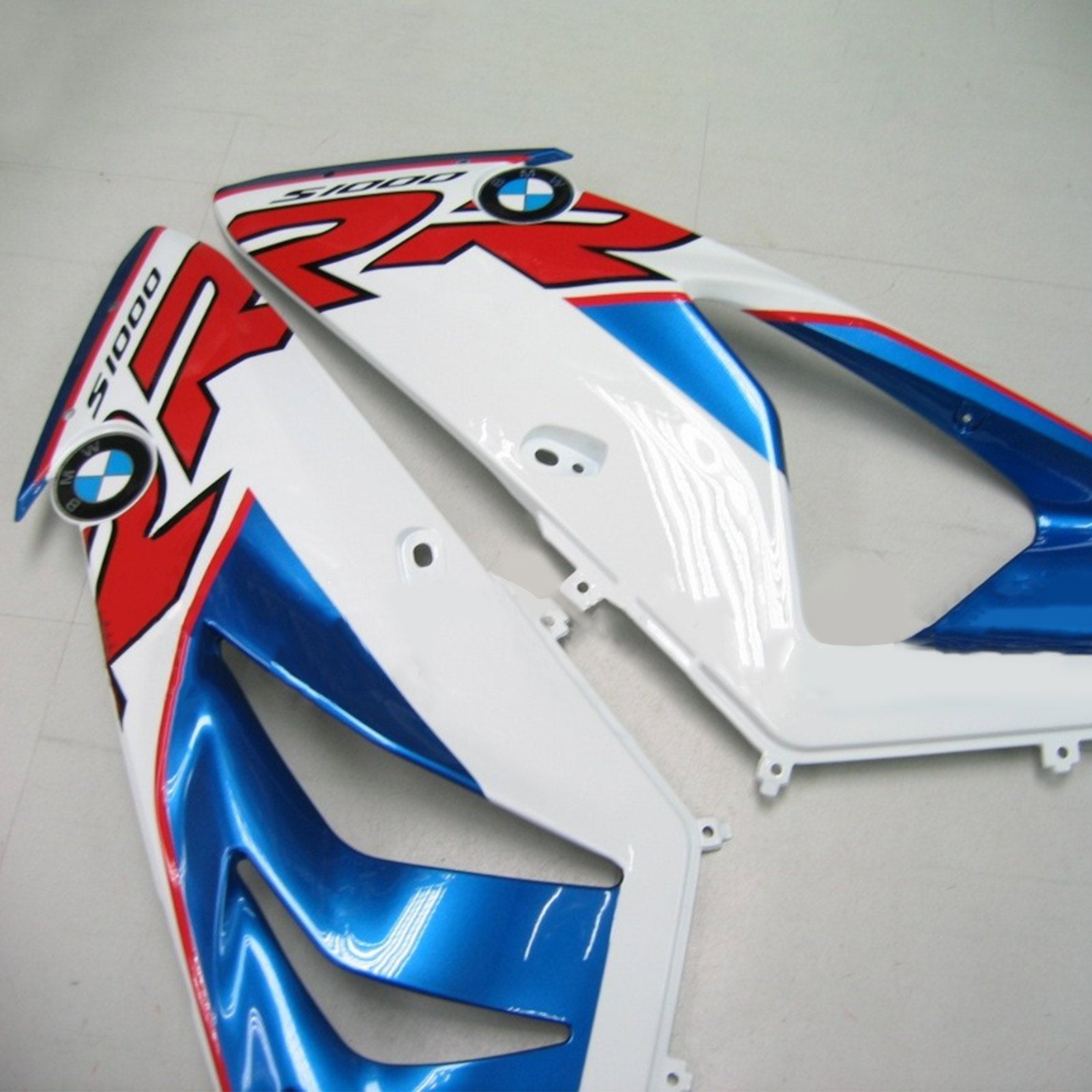 Amotopart Kit de carénage pour BMW S1000RR 2009-2014 Carrosserie Plastique ABS Générique