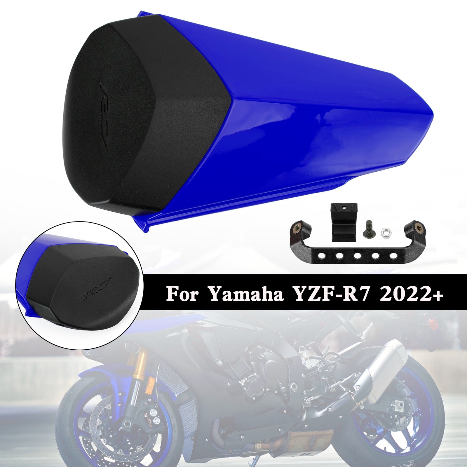2022 YAMAHA YZF-R7 YZF R7 Cubierta de carenado del asiento trasero trasero